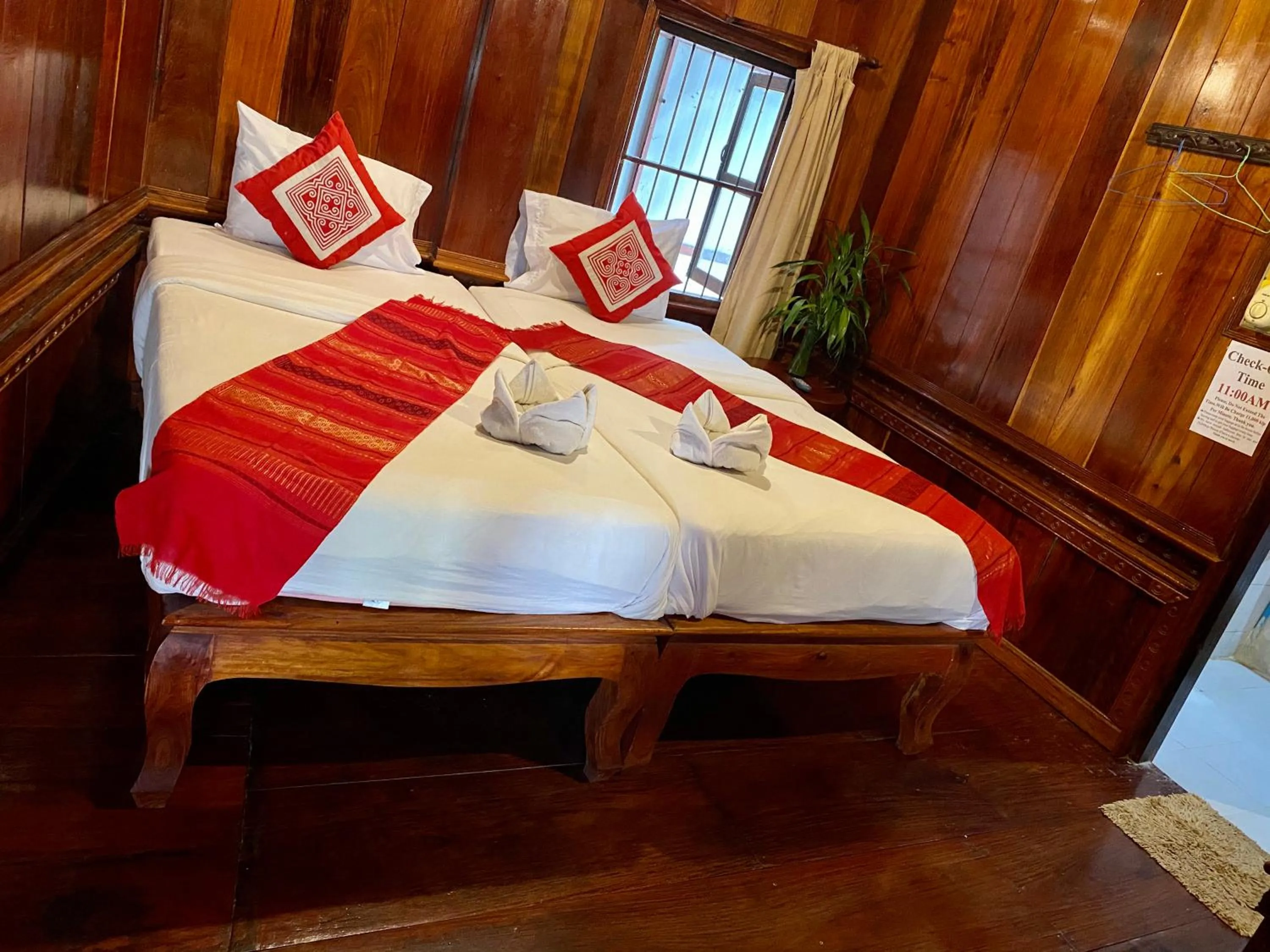 Bed in Soutikone1 Guesthouse