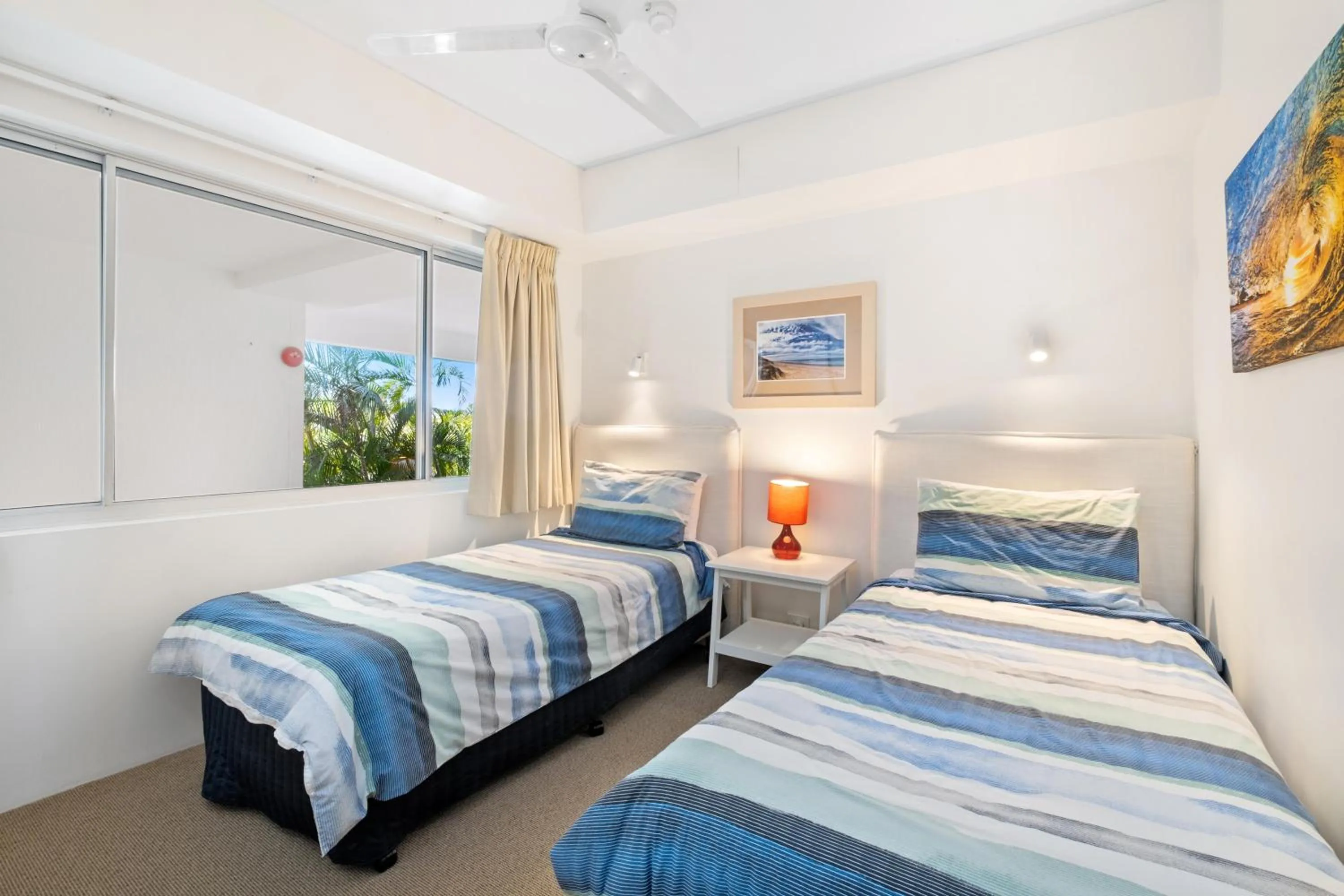Bed in Las Rias Holiday Apartments