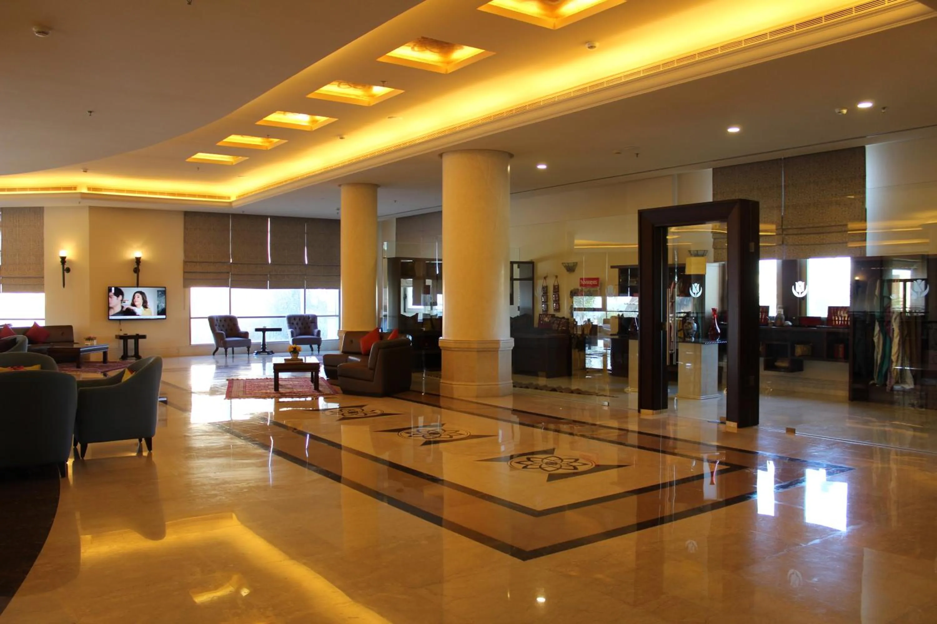 Lobby or reception in Jiyeh Marina Resort Hotel & Chalets