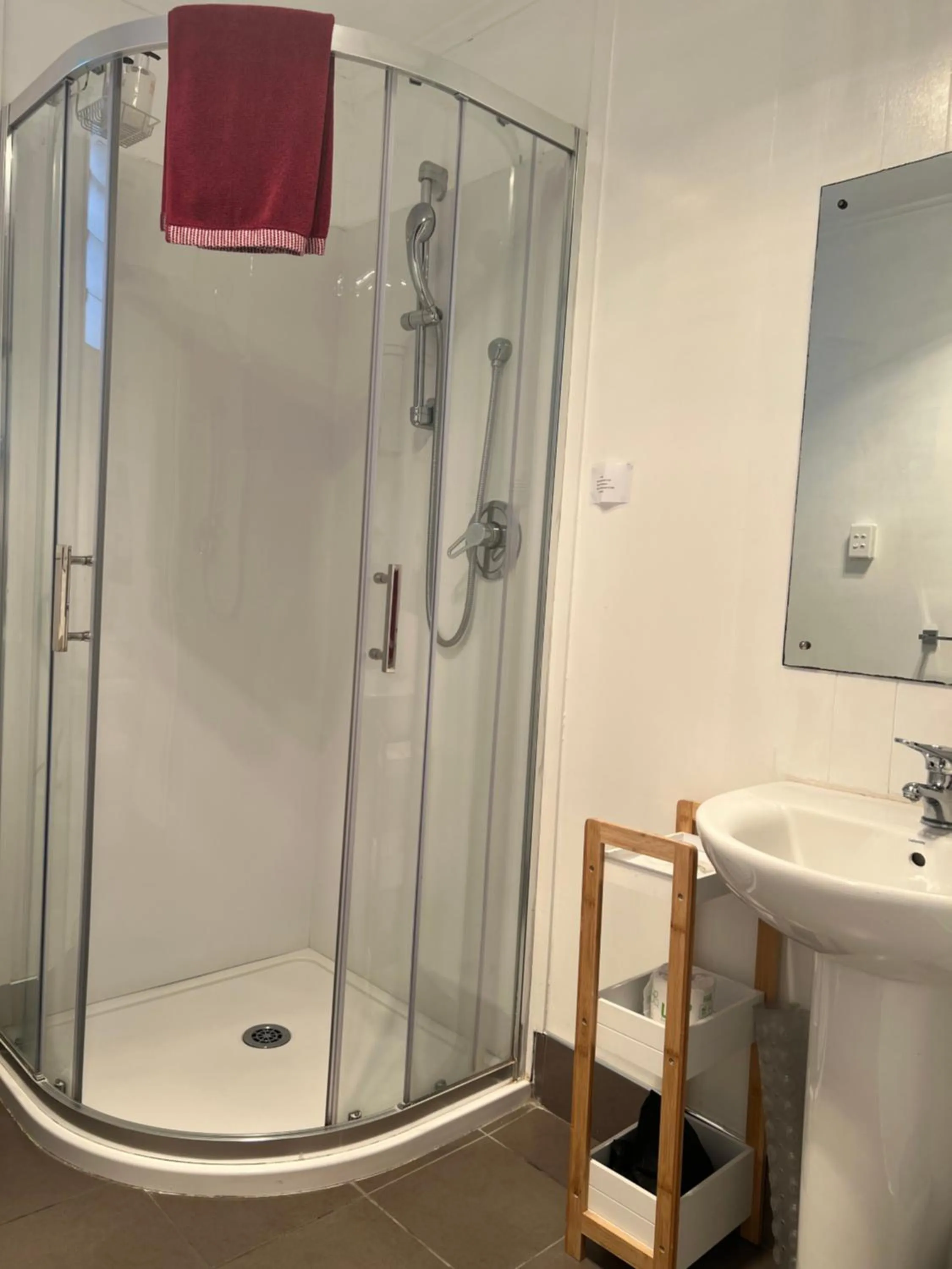 Shower in High Street Living Motel