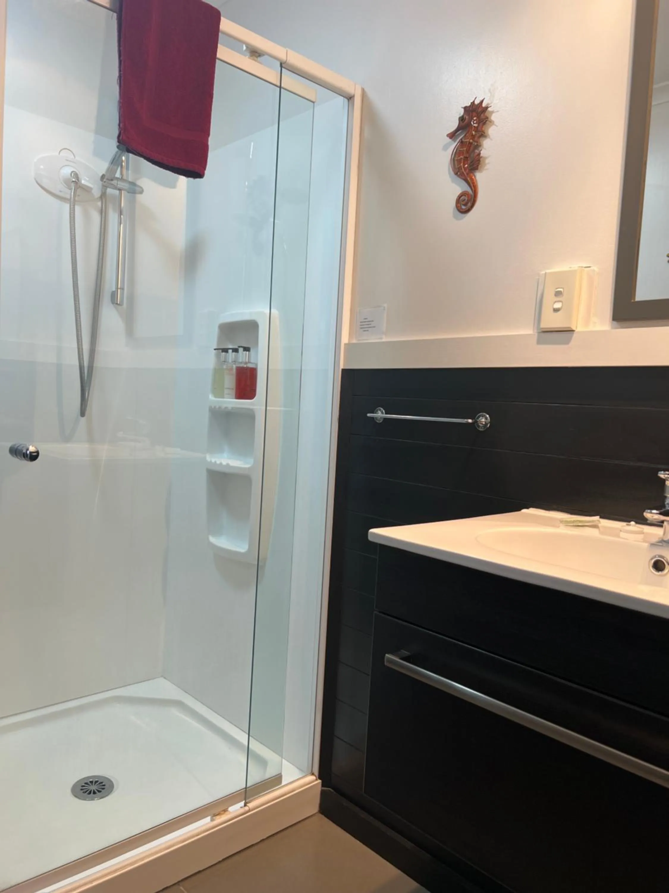 Shower in High Street Living Motel