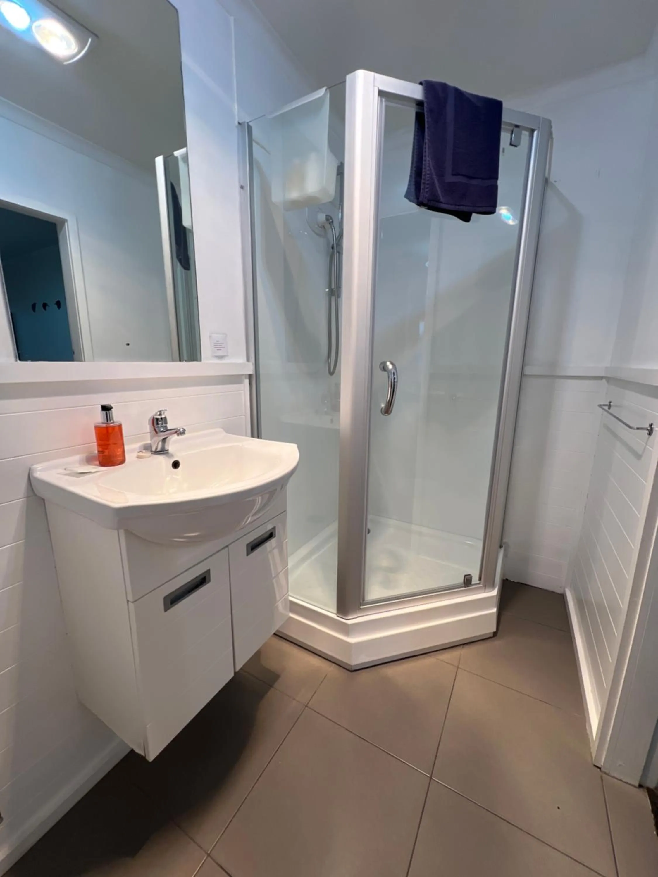 Shower in High Street Living Motel