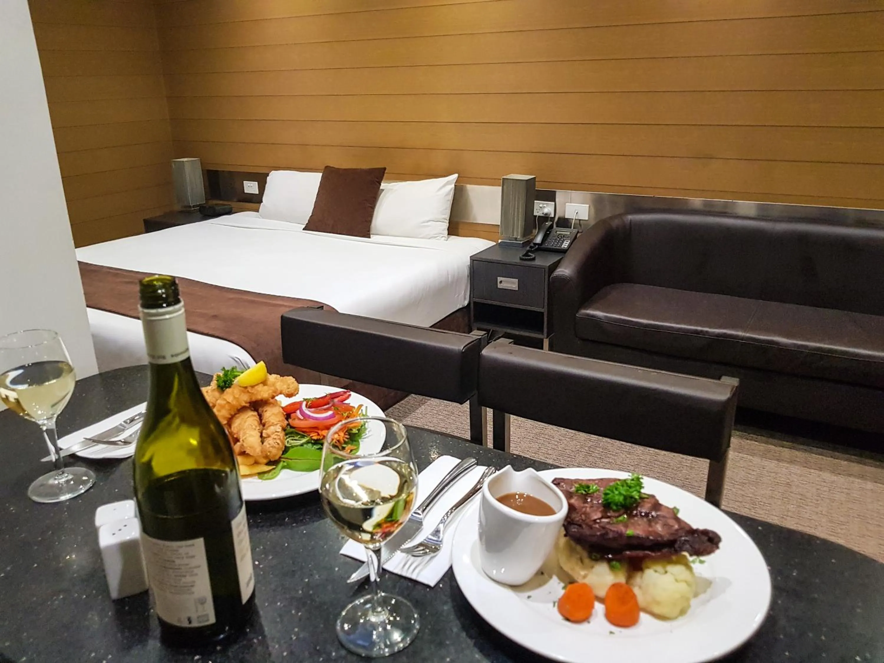 Food close-up in Moura Meridian Motel