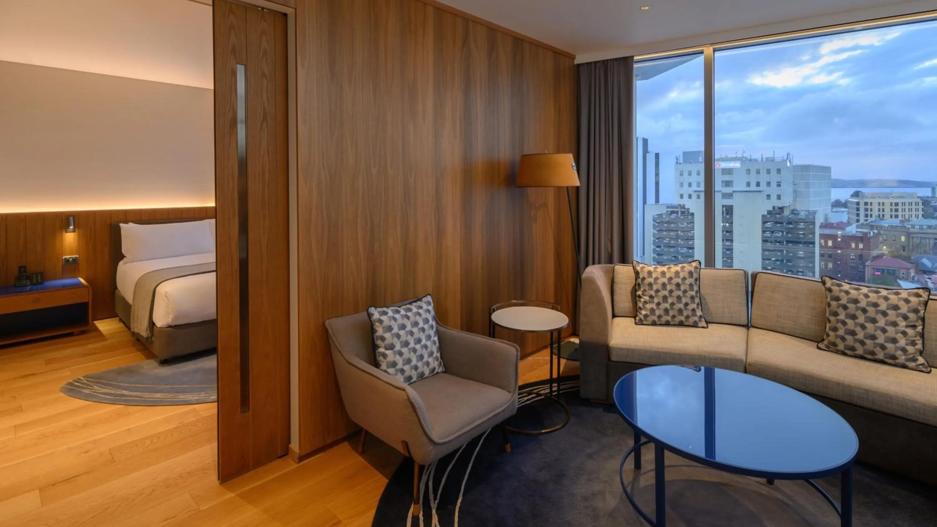 Photo of the whole room, Bed in Crowne Plaza Hobart by IHG