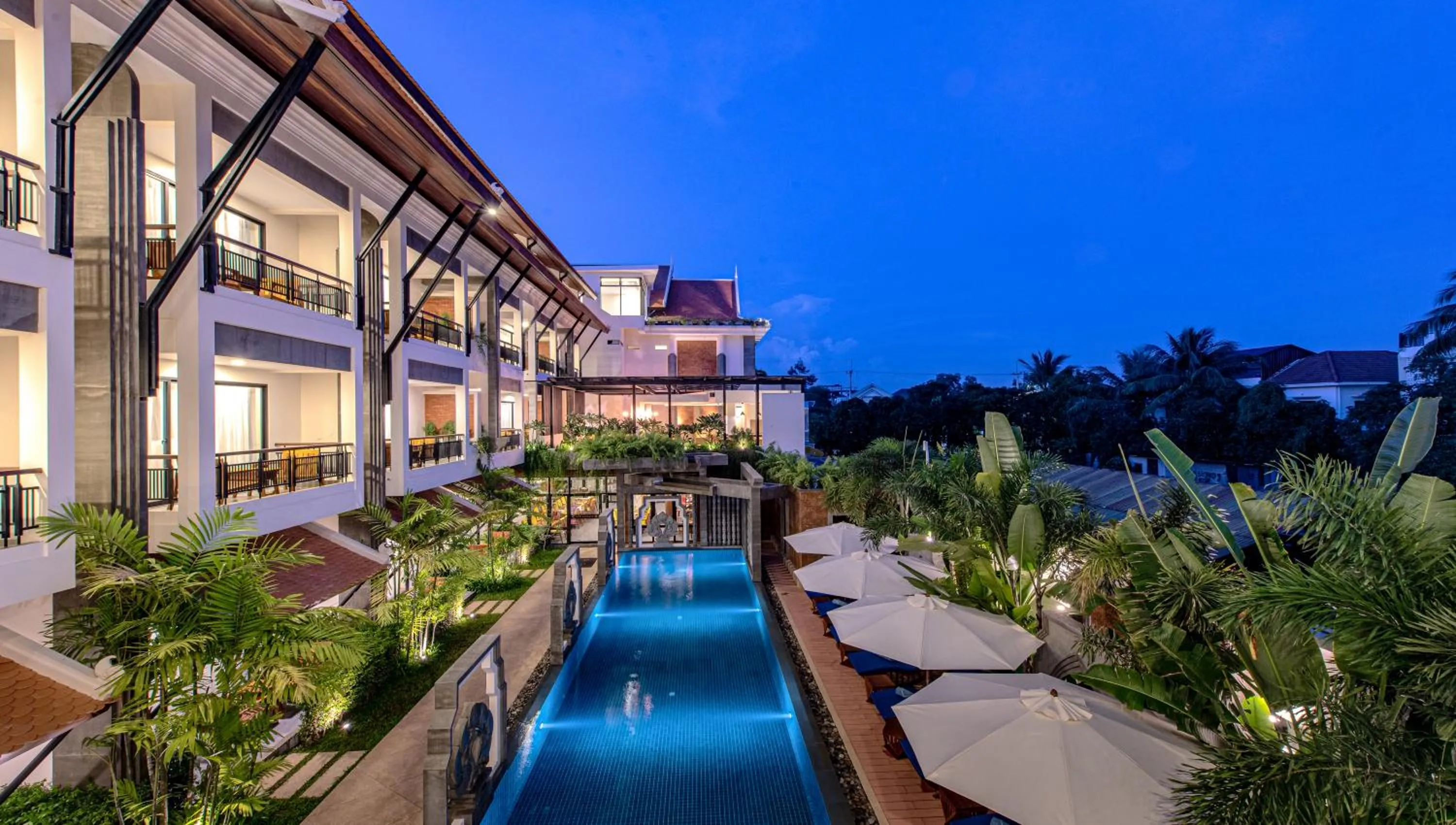 Pool view in Araya Angkor Residence