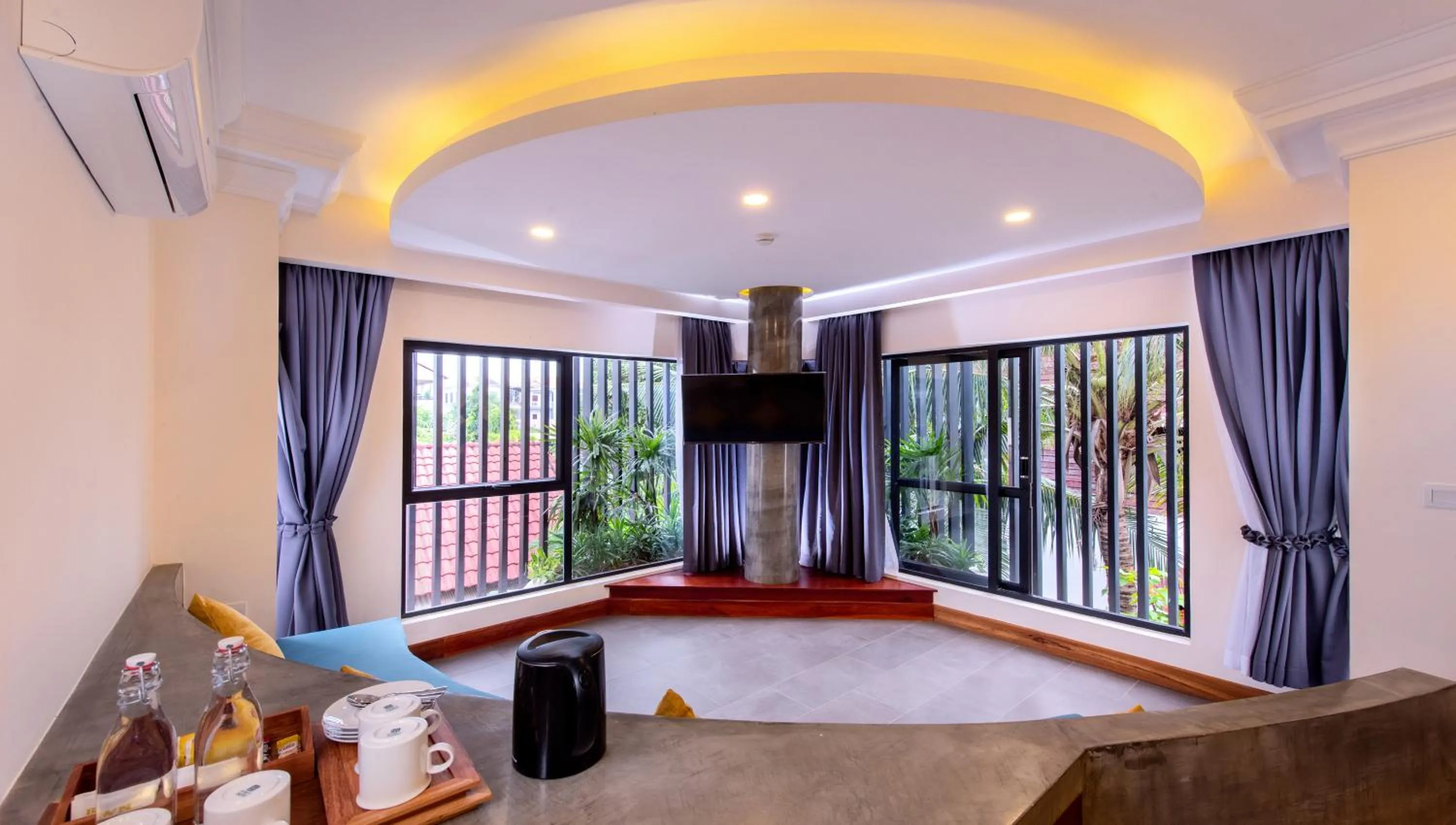 Living room in Araya Angkor Residence