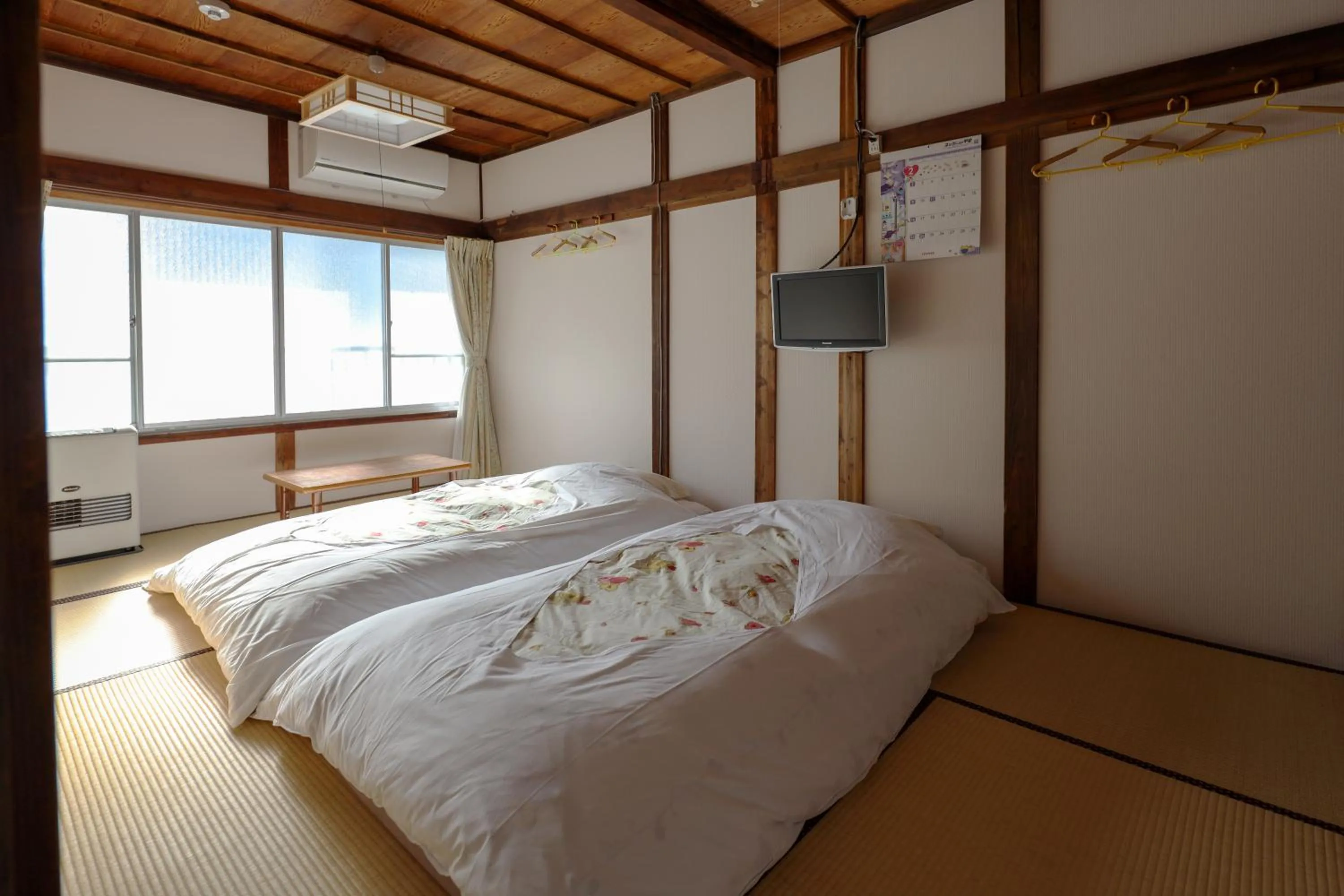 Bed in Fujiyoshida Youth Hostel