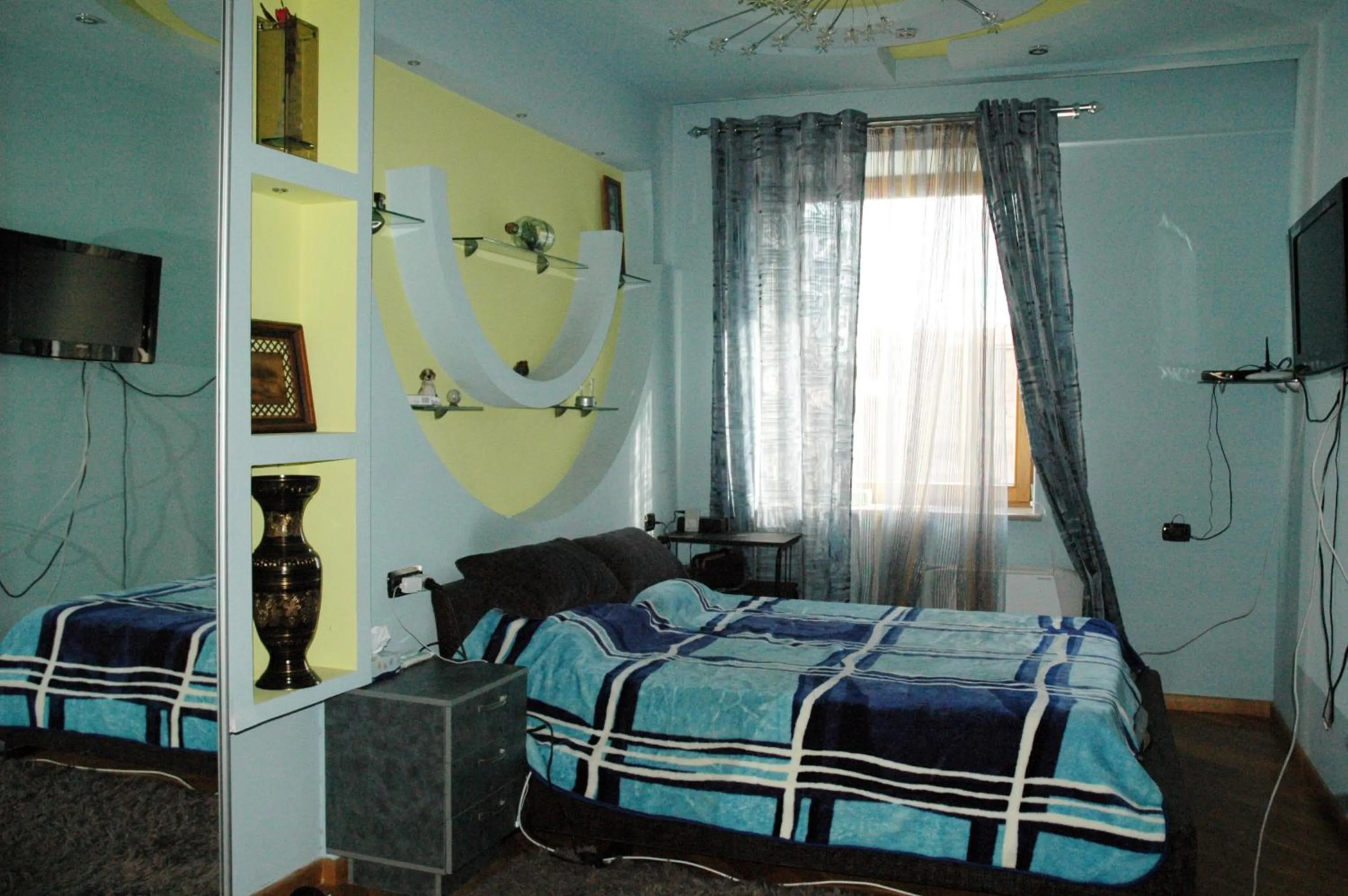 Bedroom in Luxury Apartment In The City Heart On North Avenue