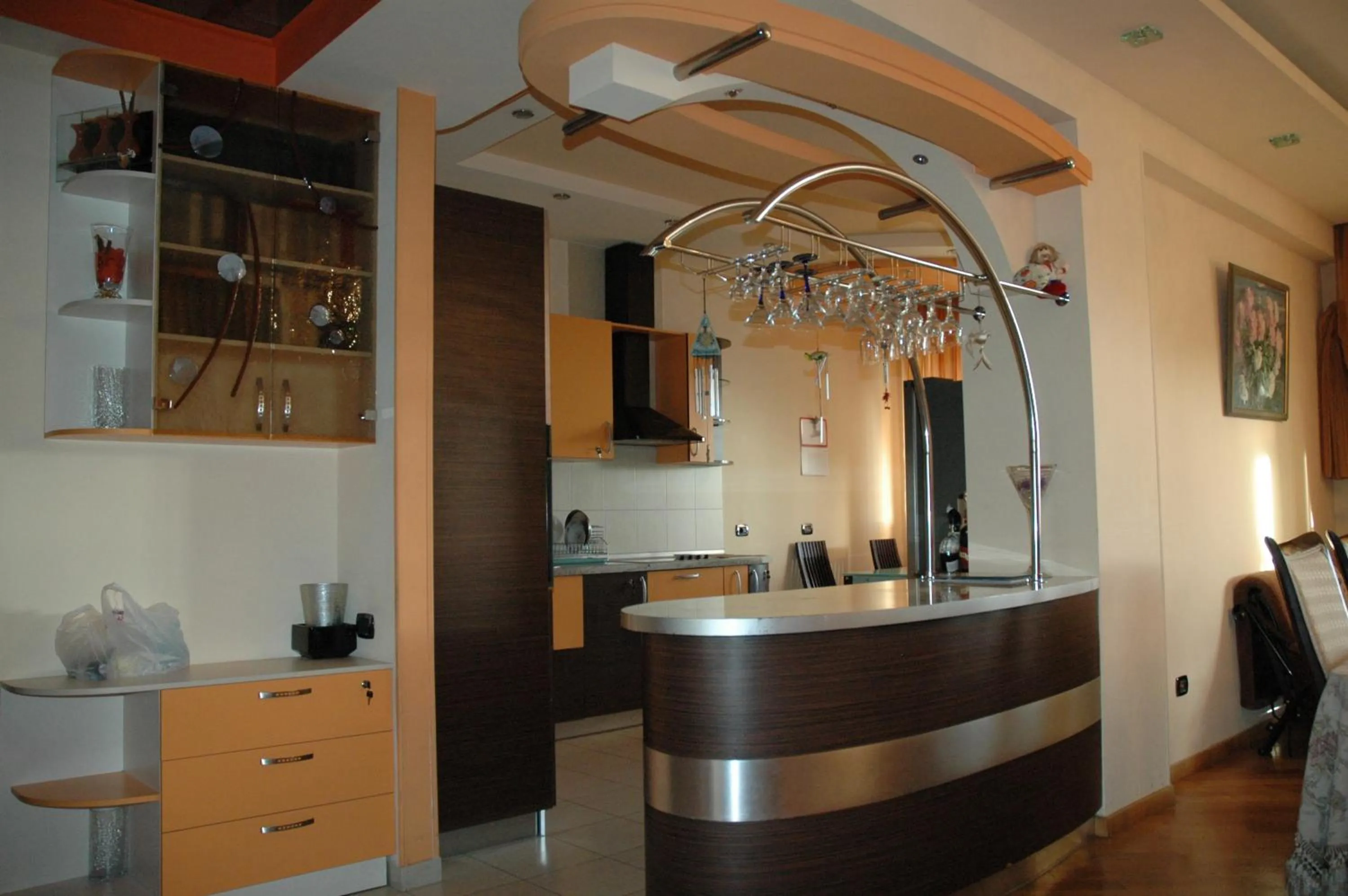 kitchen in Luxury Apartment In The City Heart On North Avenue