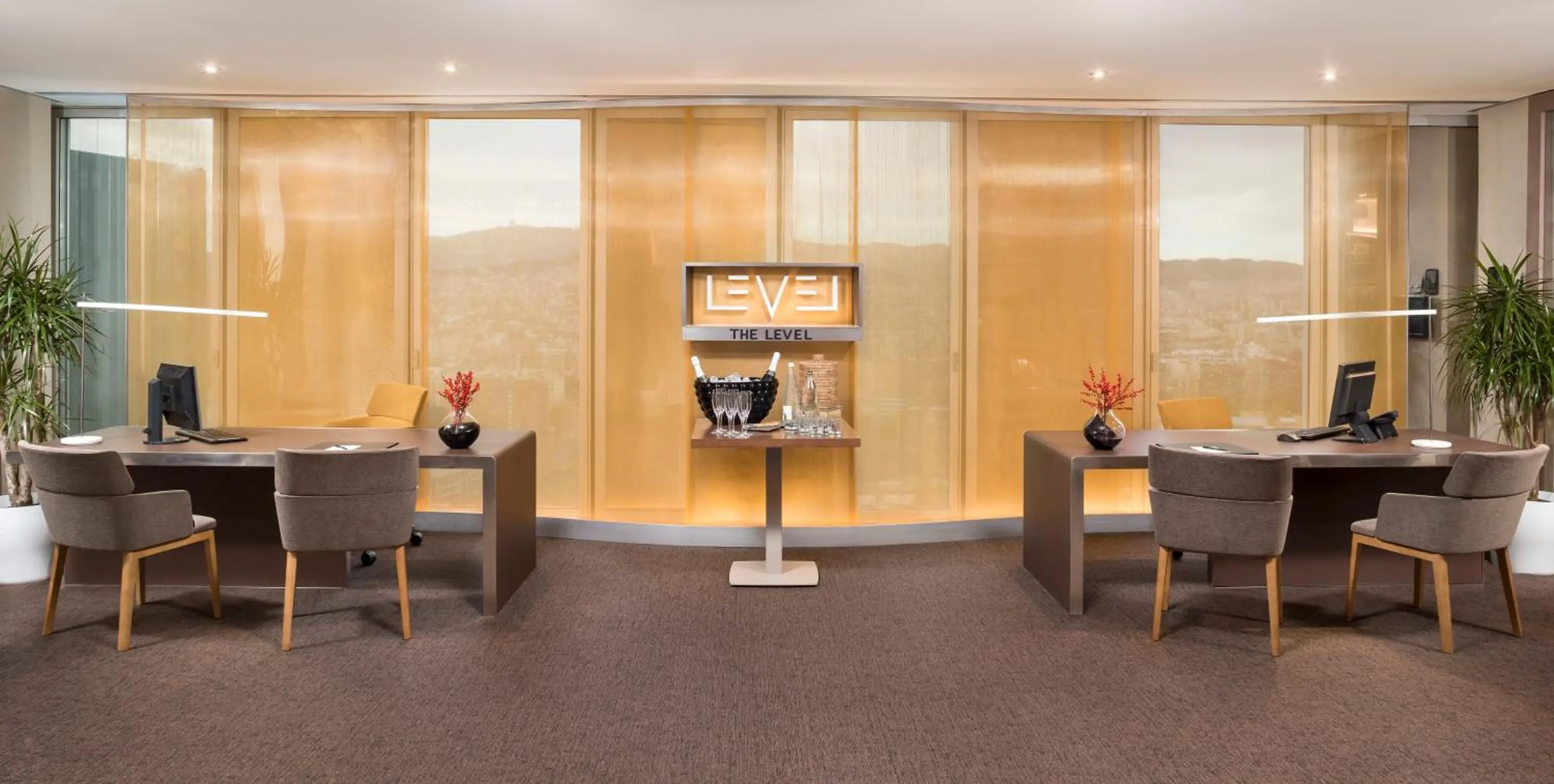 Lobby or reception in The Level at Melia Barcelona Sky