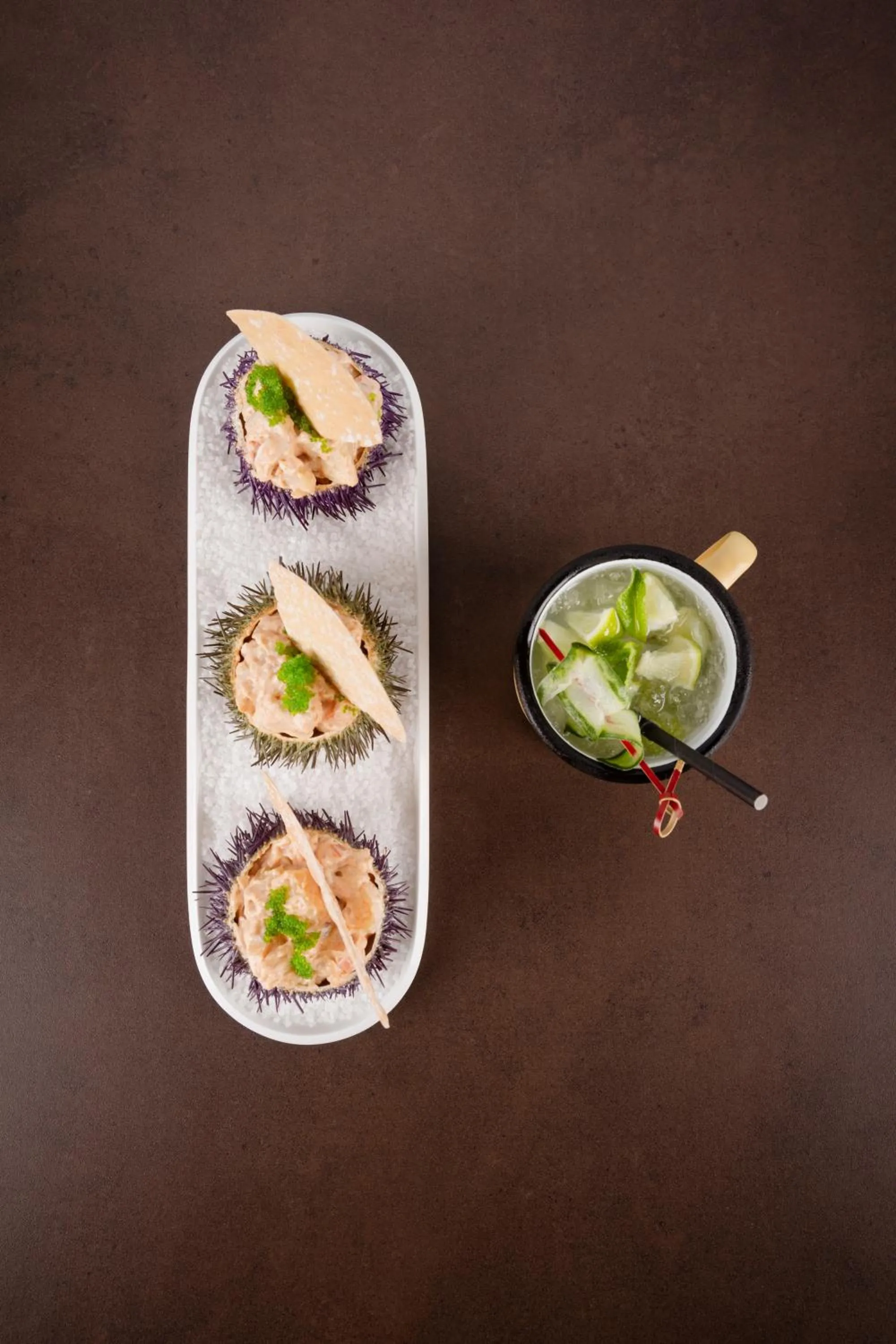 Food and drinks in The Level at Melia Barcelona Sky