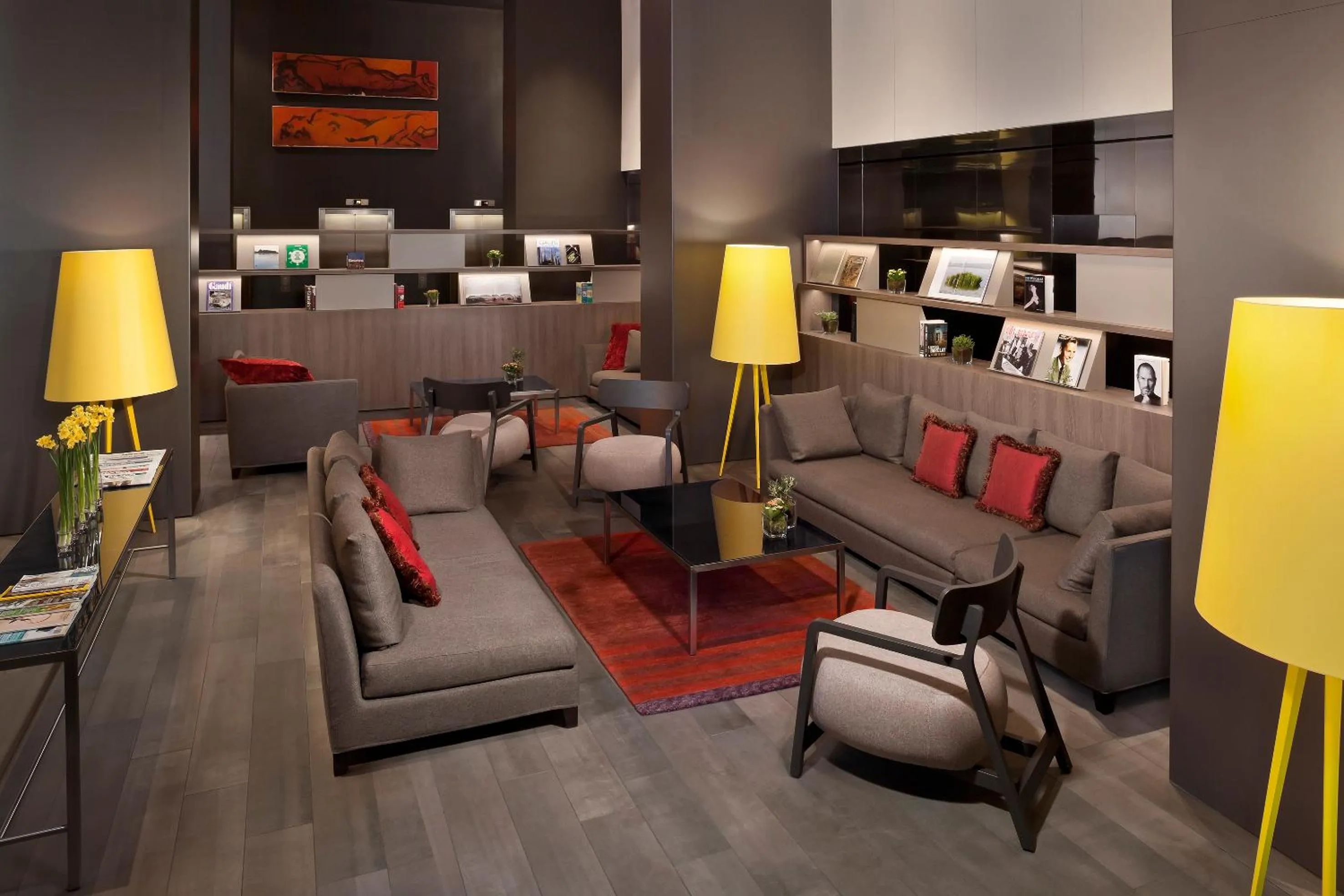 Lobby or reception in The Level at Melia Barcelona Sky