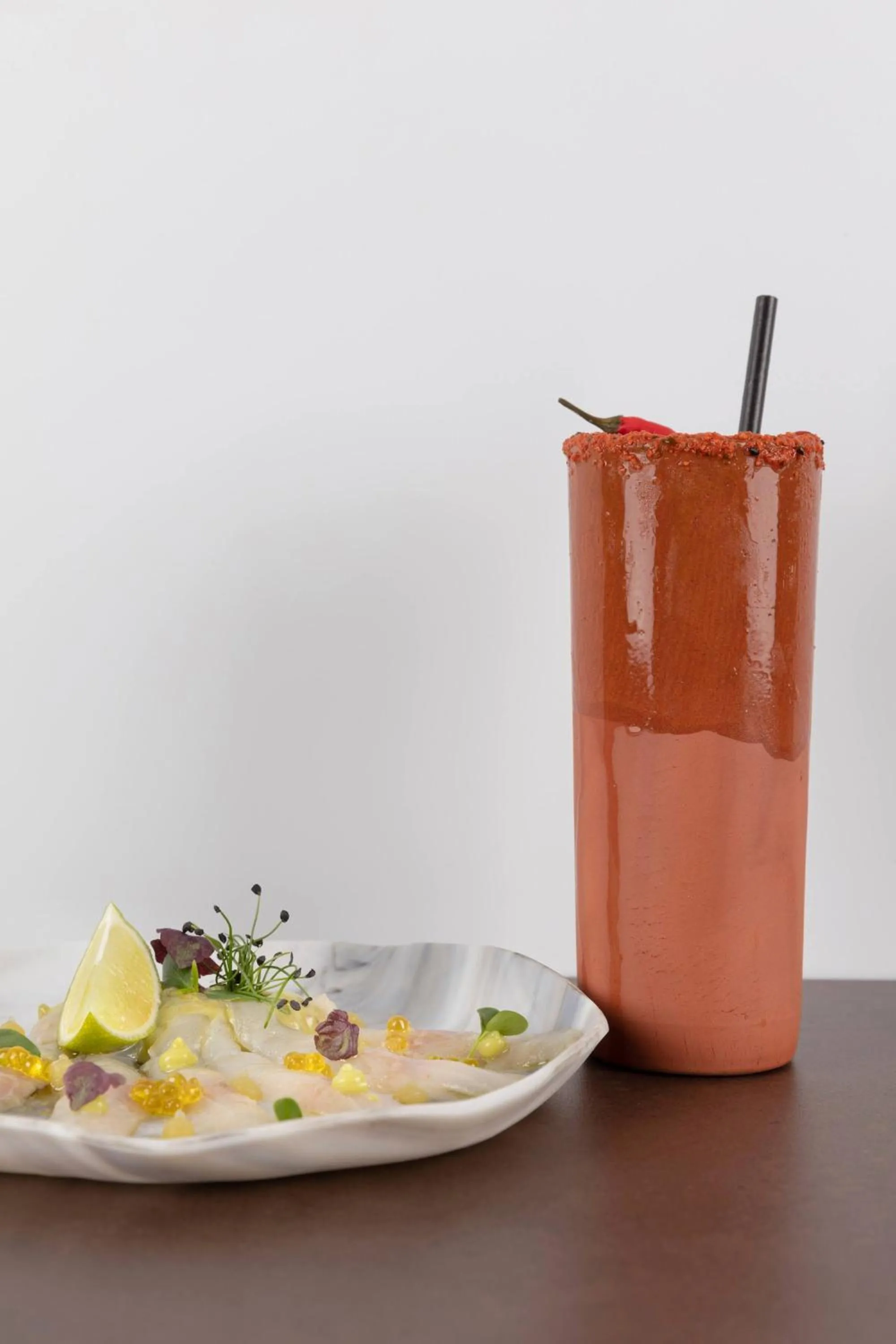 Food and drinks in The Level at Meliá Barcelona Sky