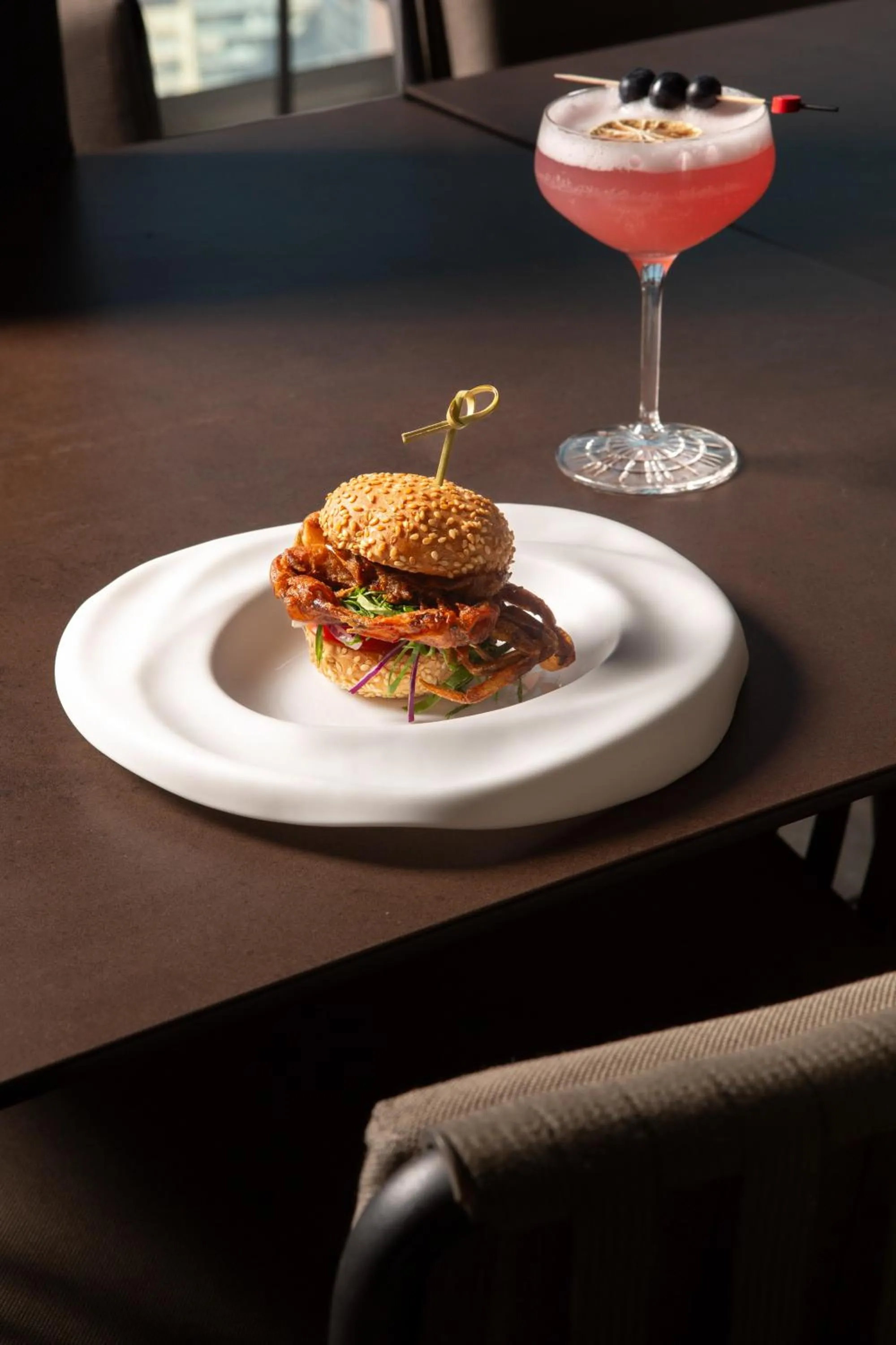 Food and drinks in The Level at Melia Barcelona Sky