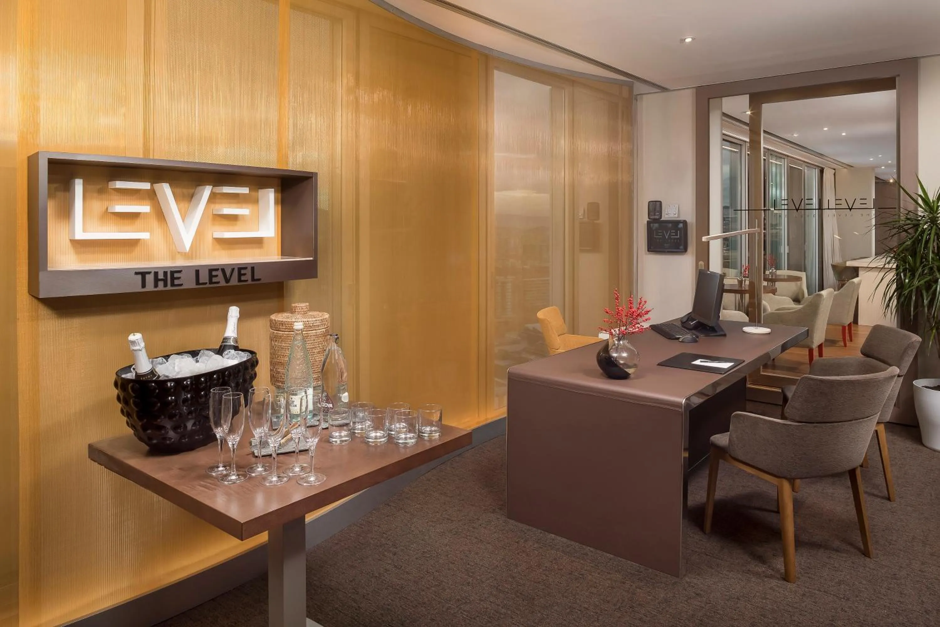 Lobby or reception in The Level at Melia Barcelona Sky