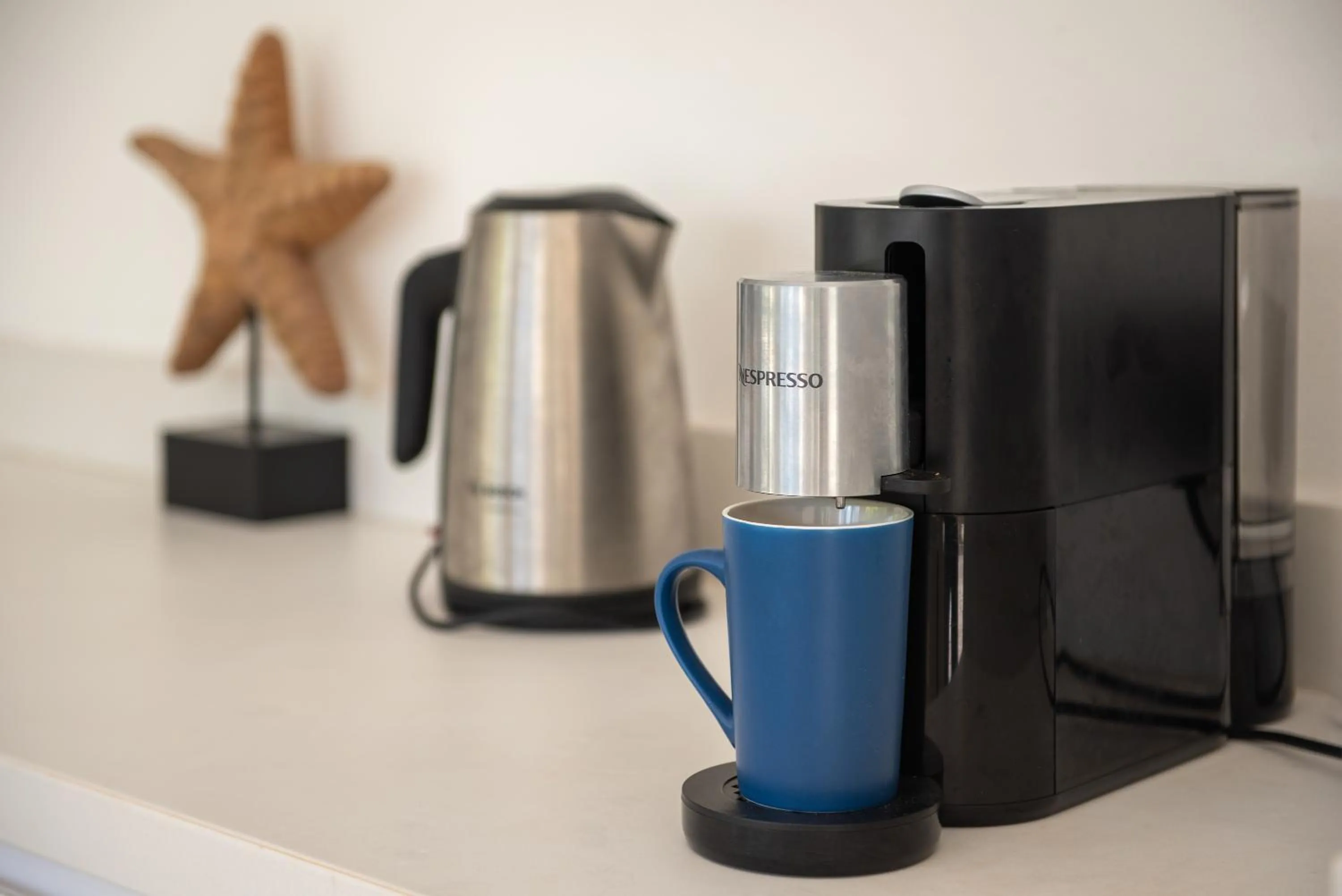 Coffee/tea facilities in Beachfront Villa Baan Rim Haad 3BR