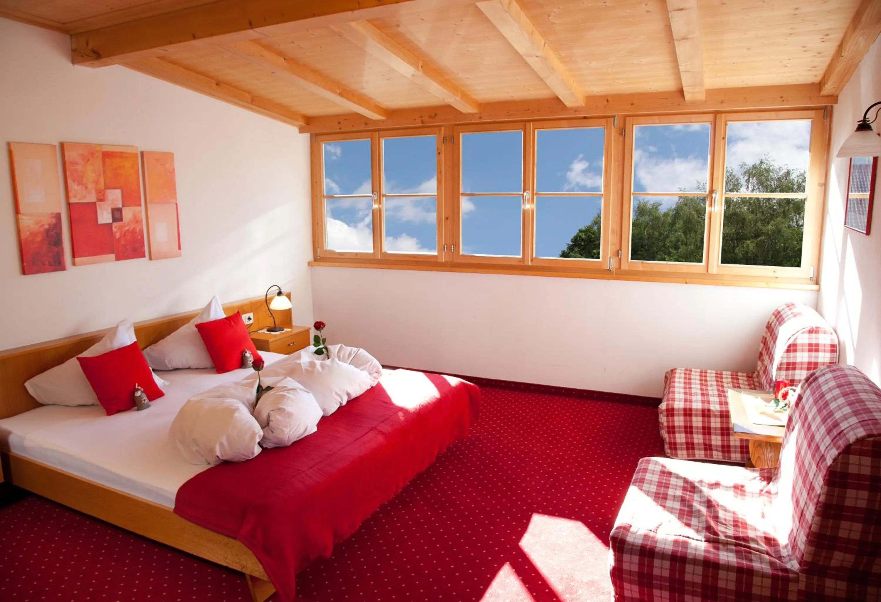 Bedroom in Pension Lärchenhof