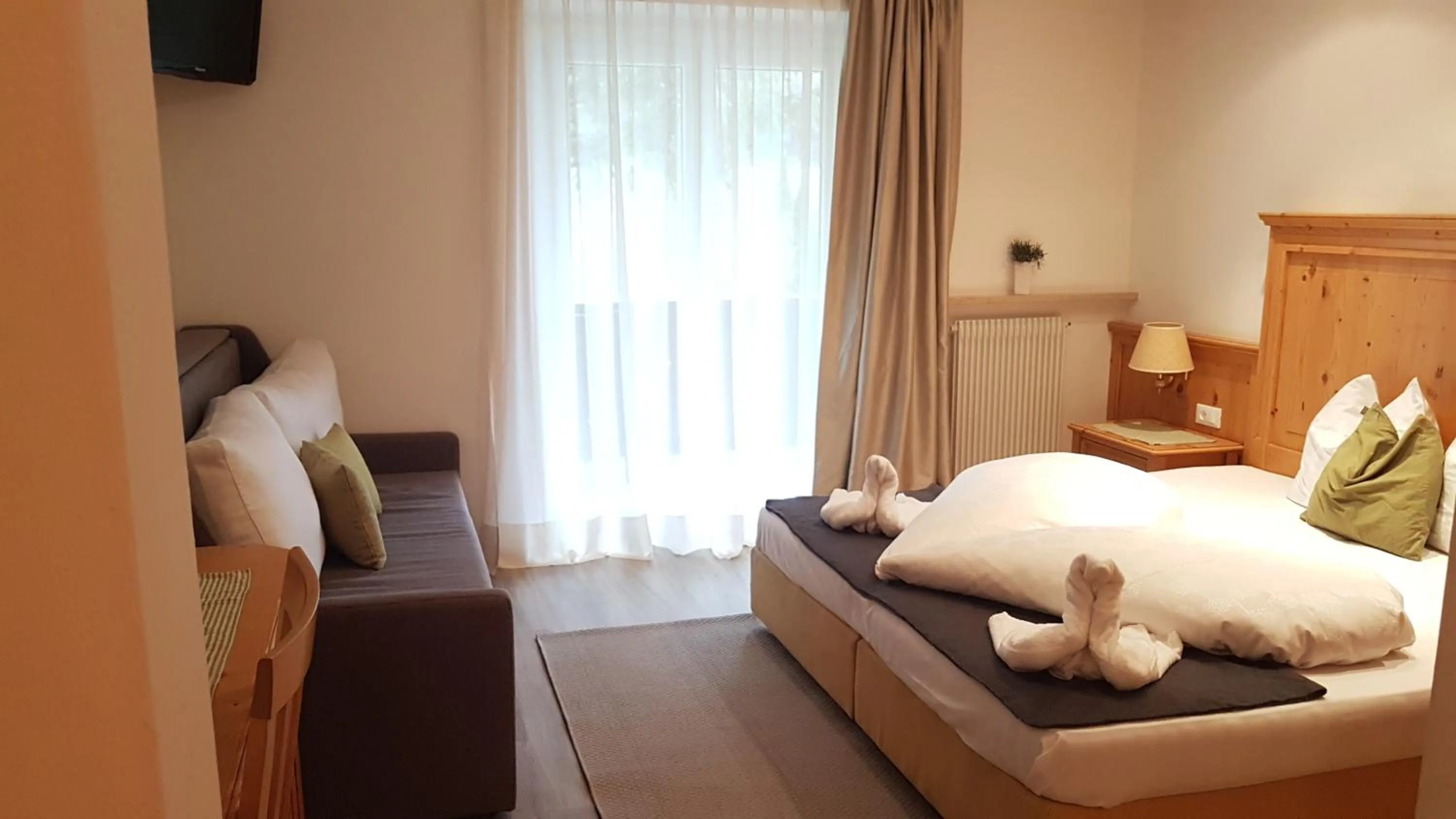 Bed in Pension Lärchenhof