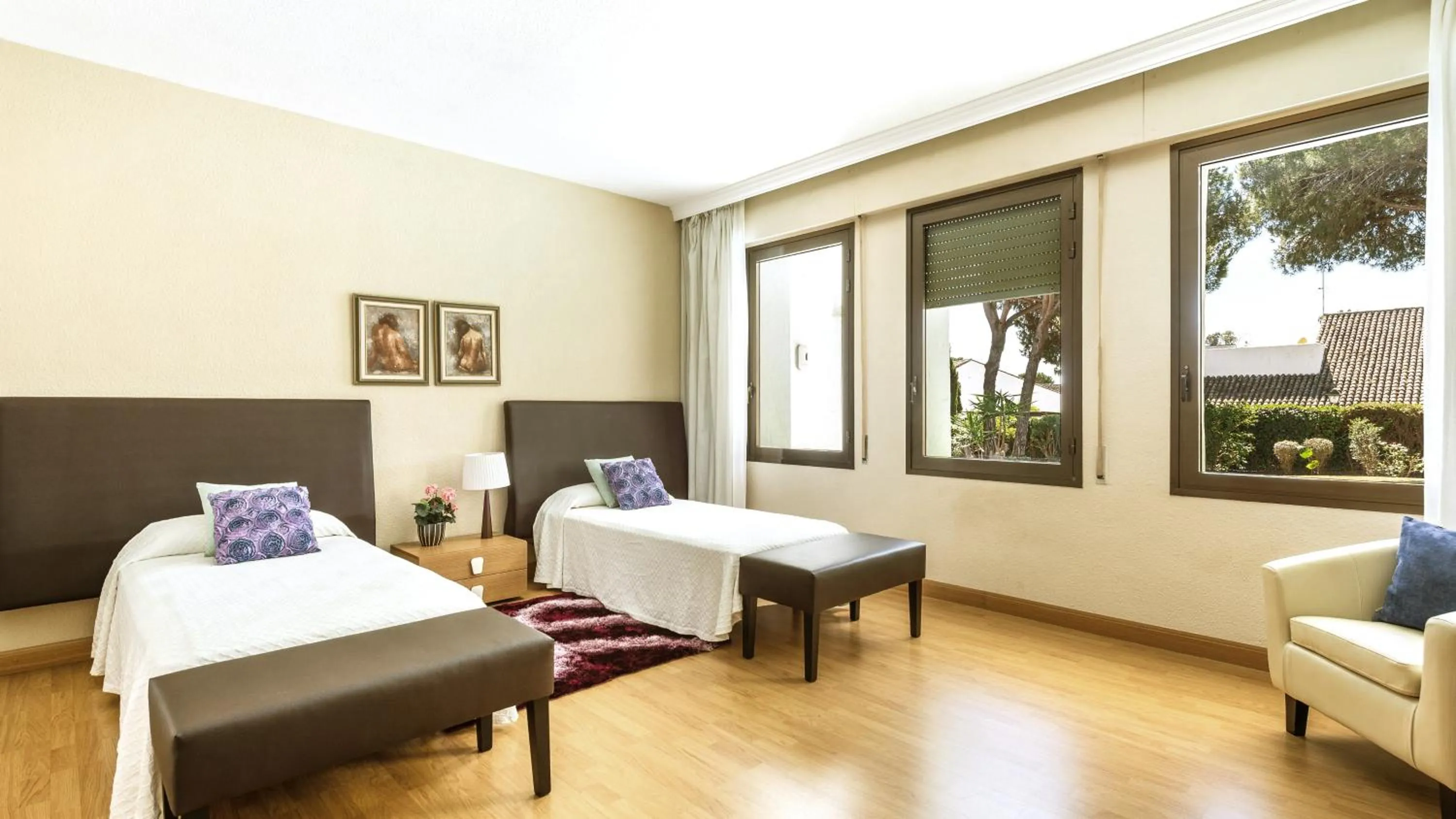 Bed in Villa Marina