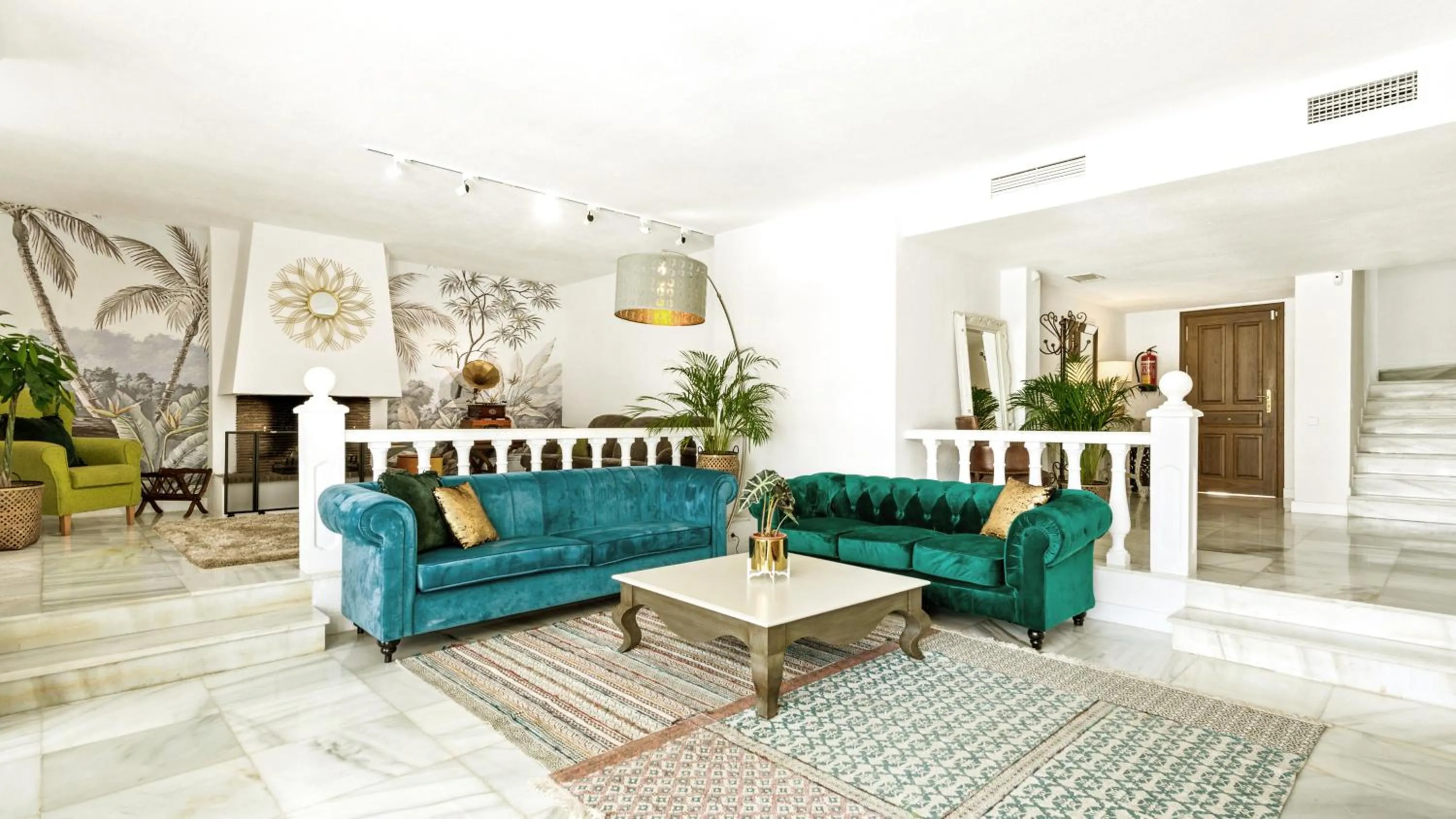 Living room in Villa Marina