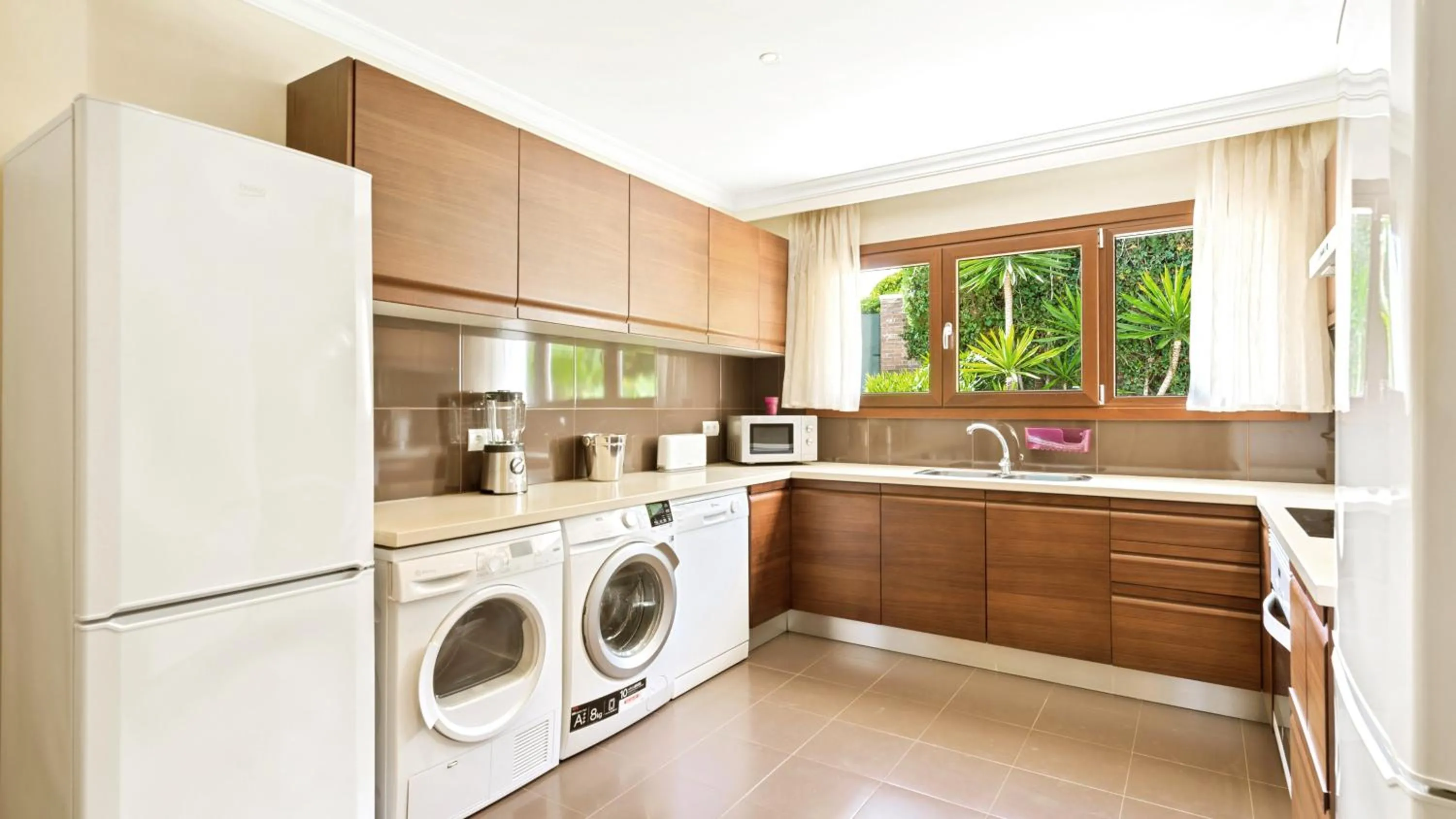 Kitchen or kitchenette in Villa Marina