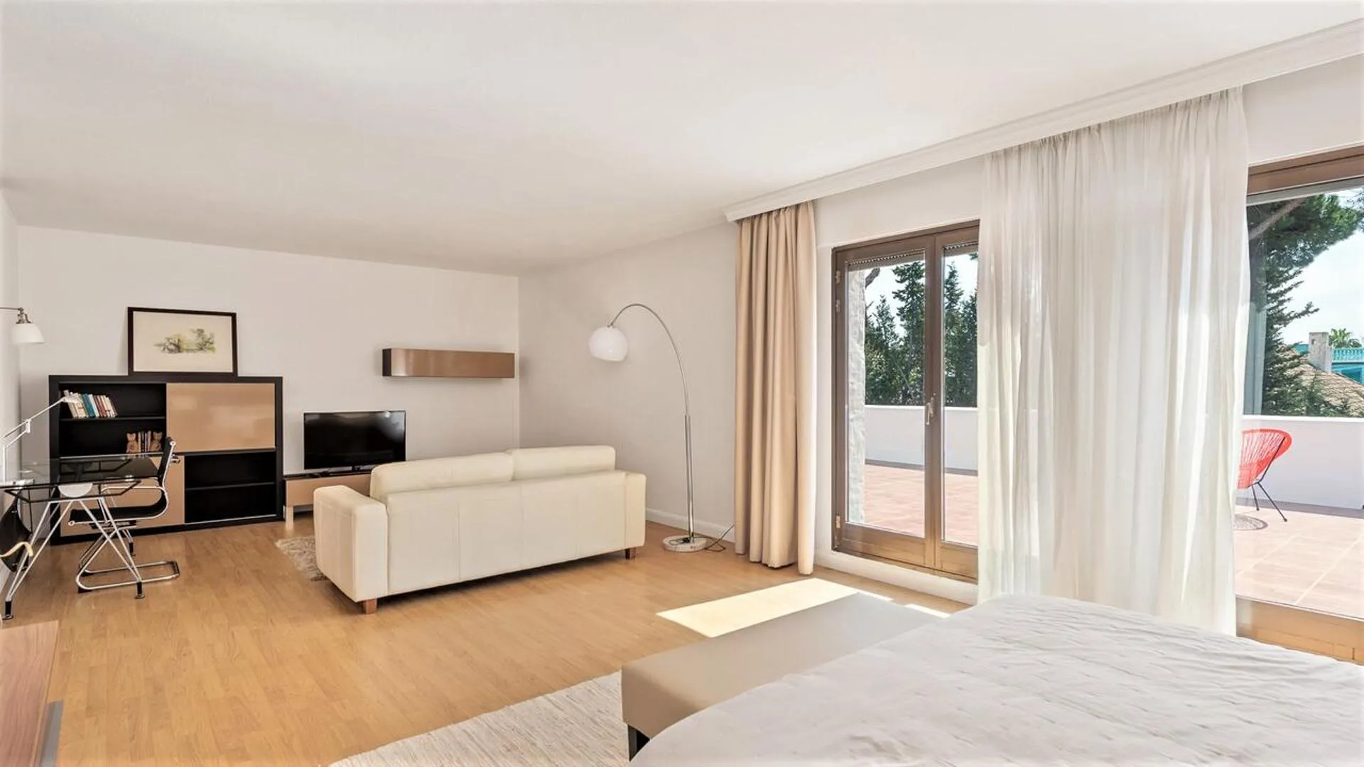 Bedroom, Bed in Villa Marina