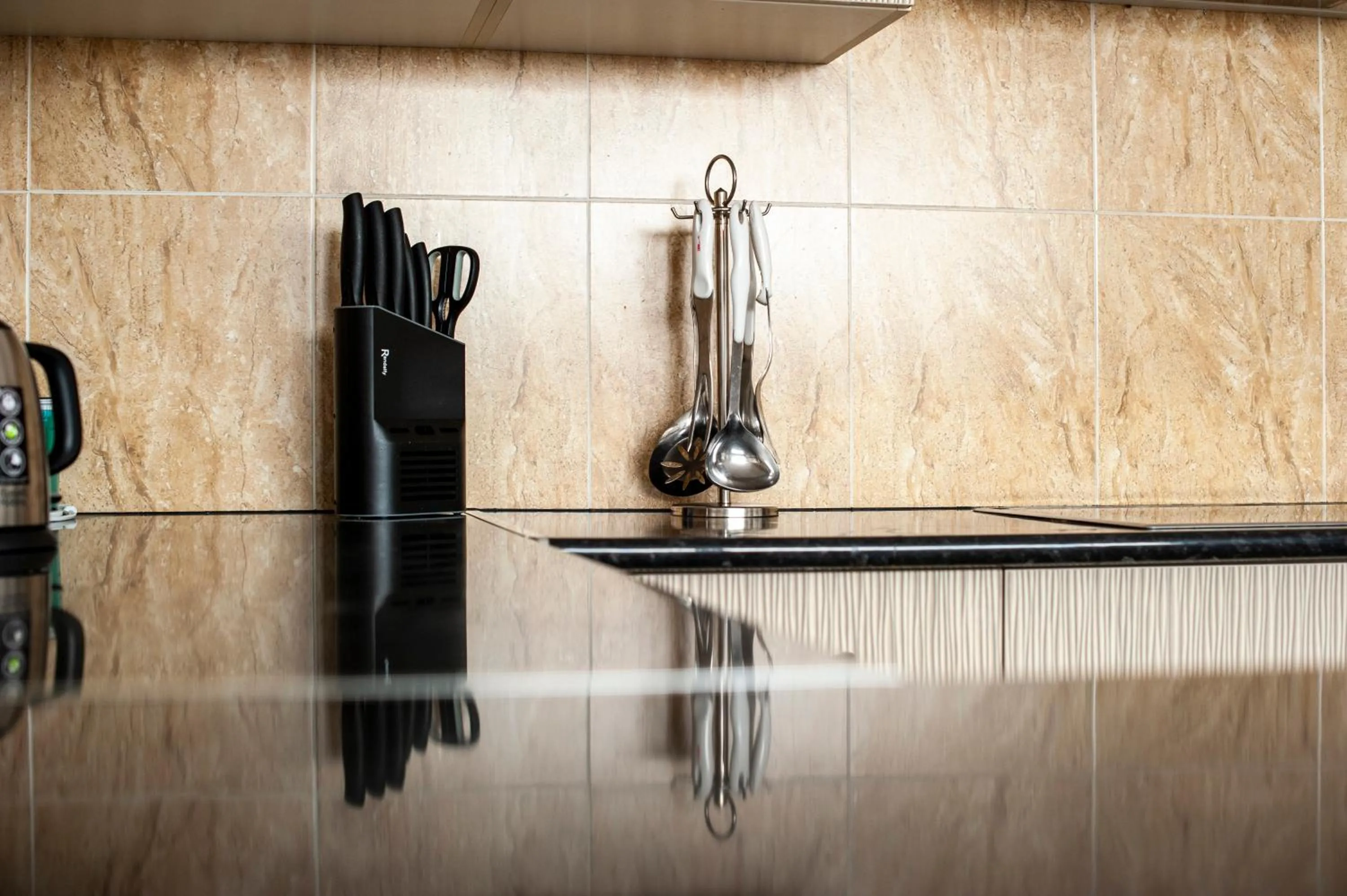 Kitchen or kitchenette in Villa Marina
