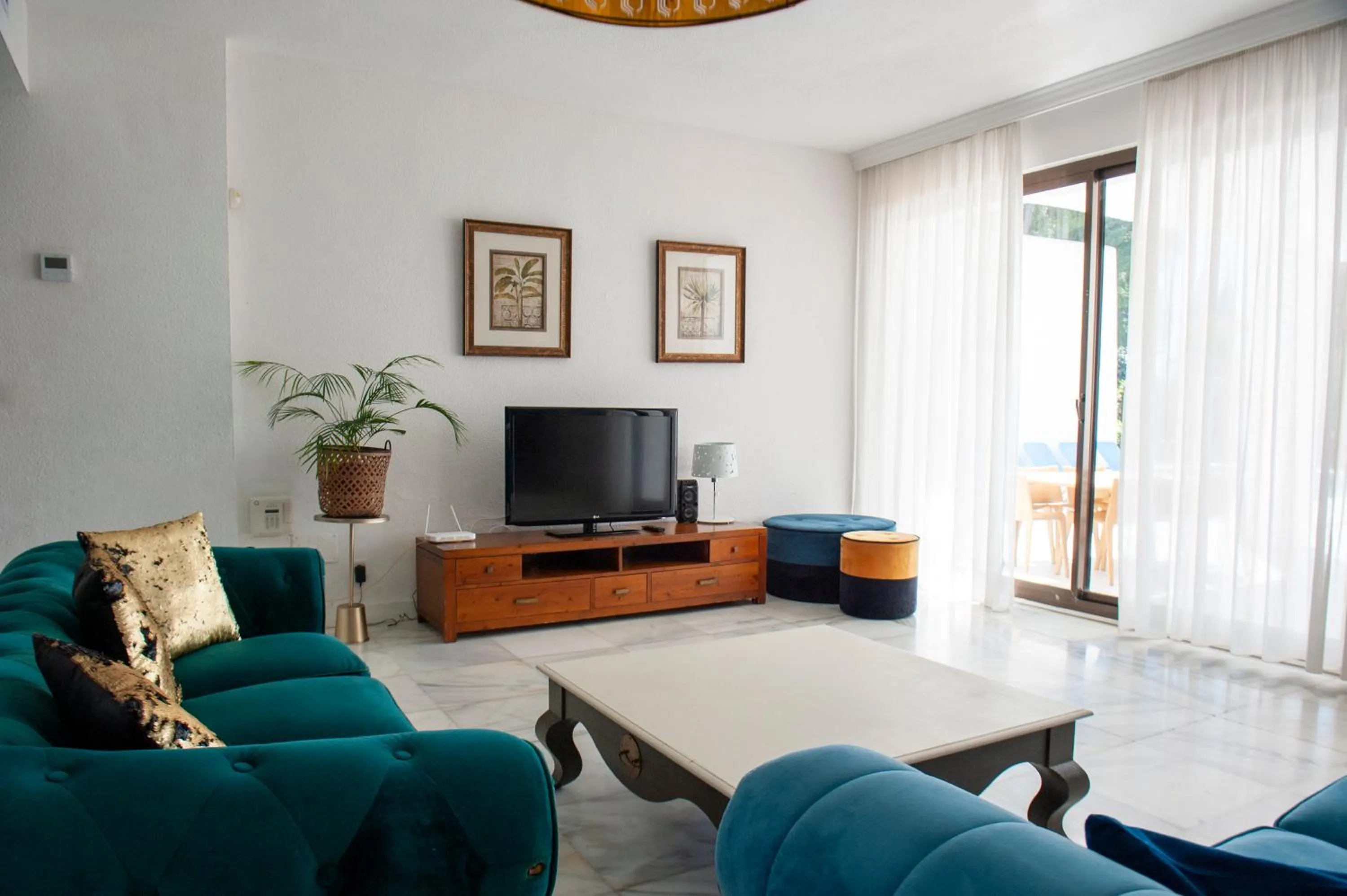 Communal lounge/ TV room in Villa Marina