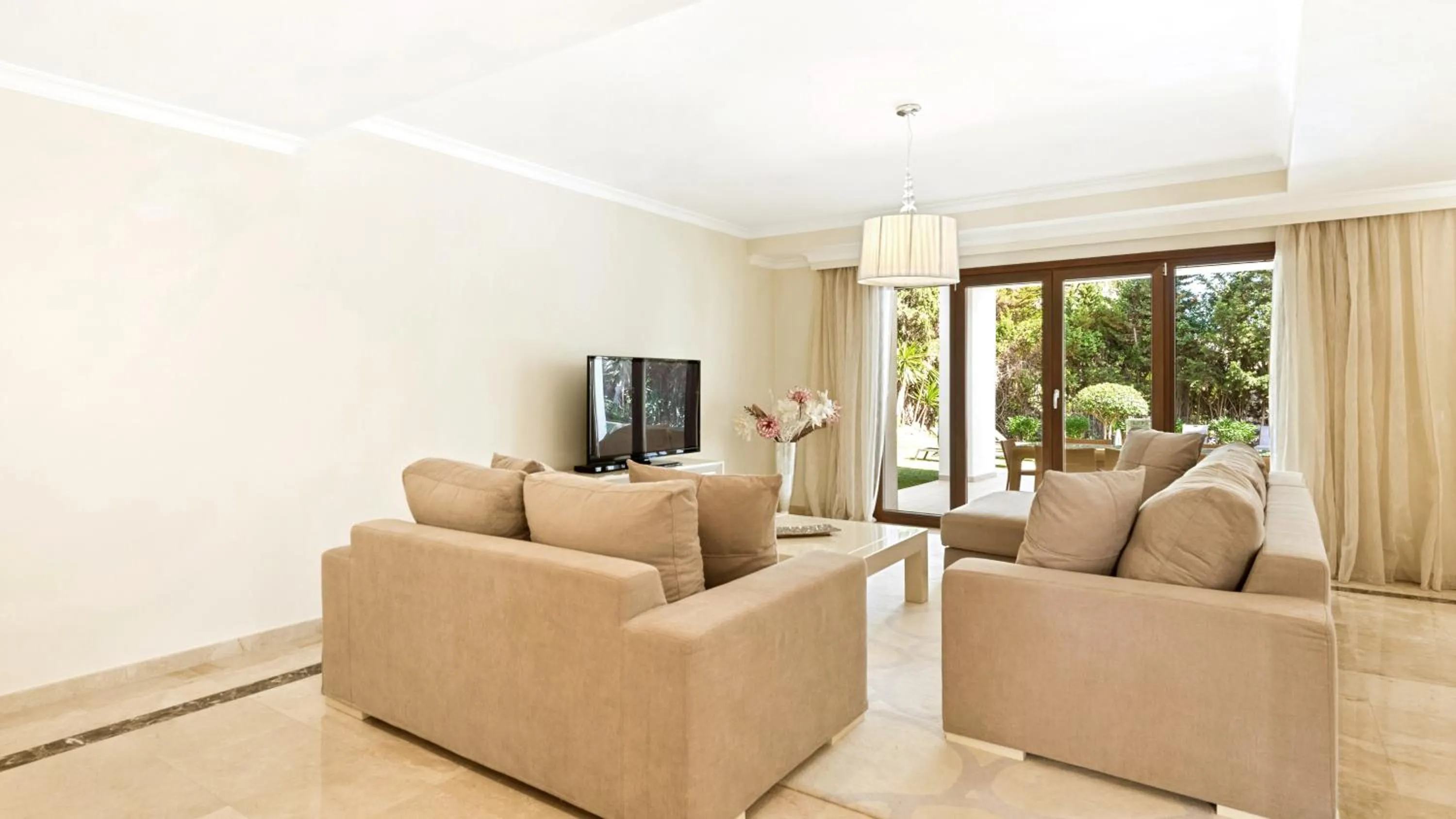 Living room in Villa Marina