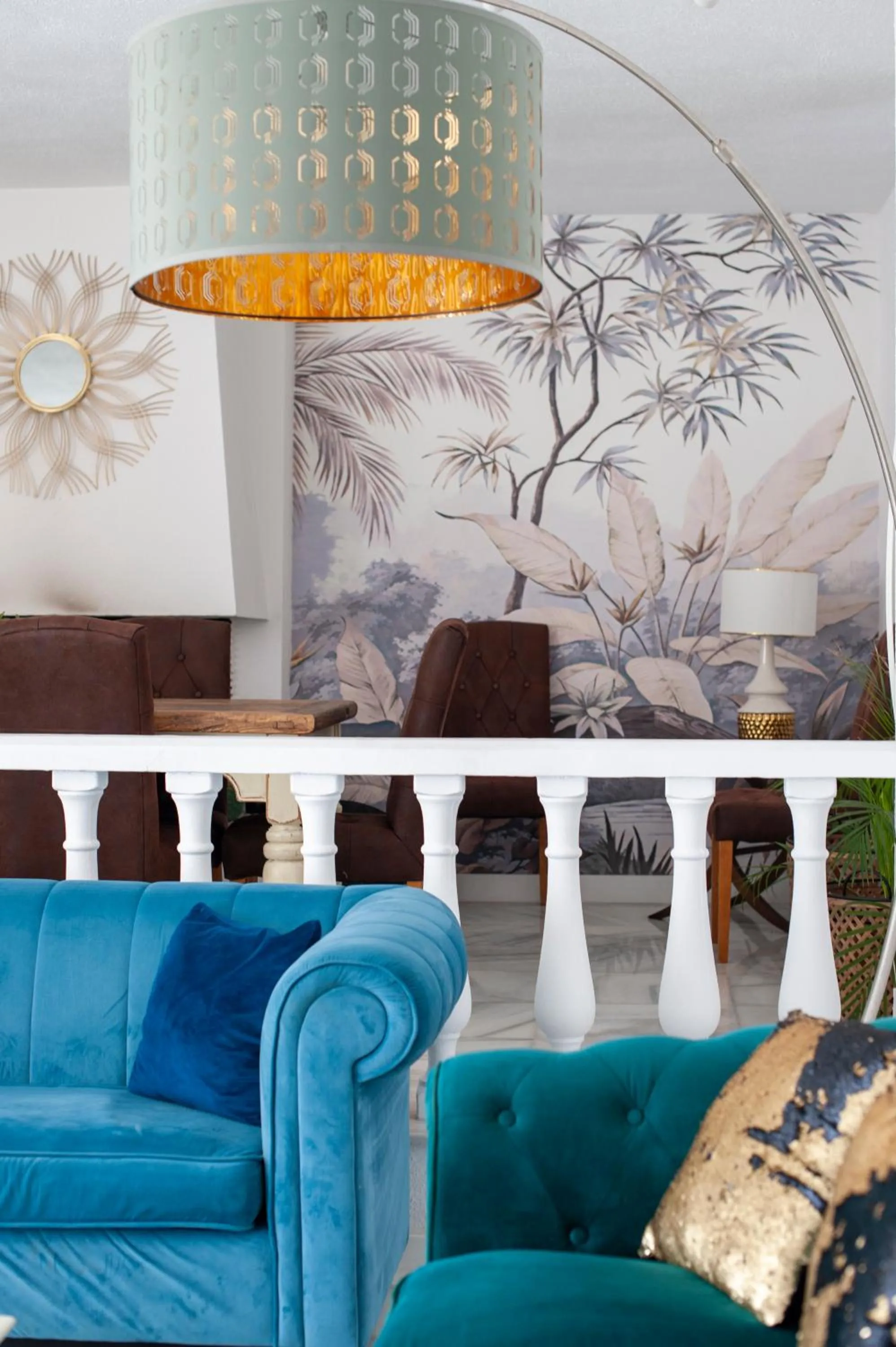 Living room in Villa Marina