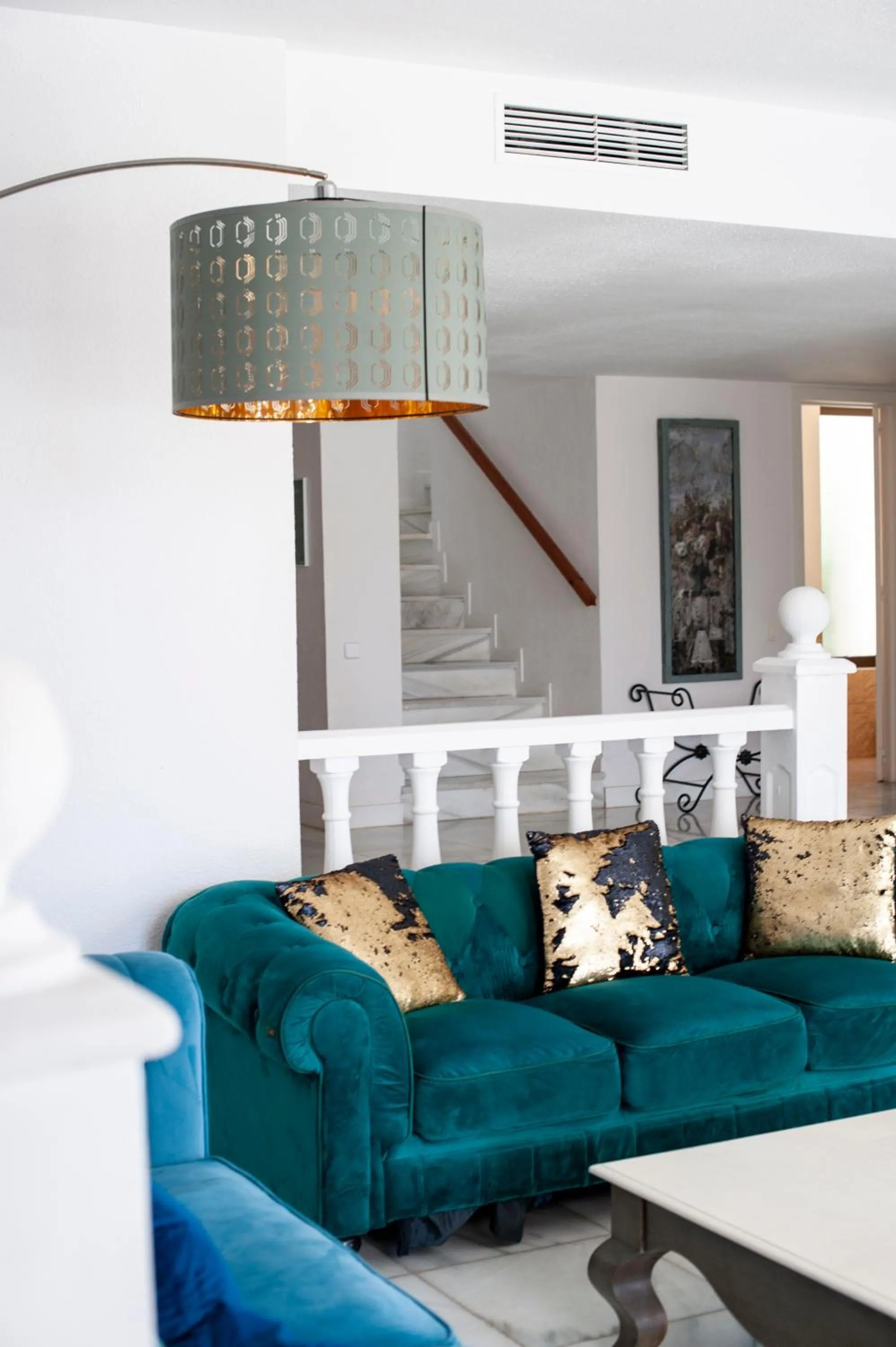 Living room in Villa Marina