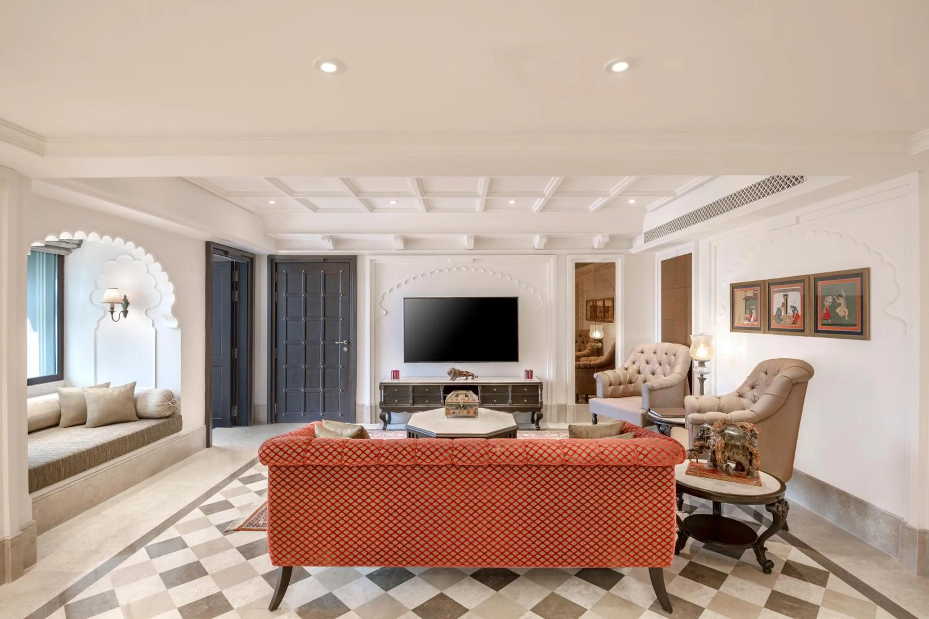 Living room in Aurika, Udaipur - Luxury by Lemon Tree Hotels