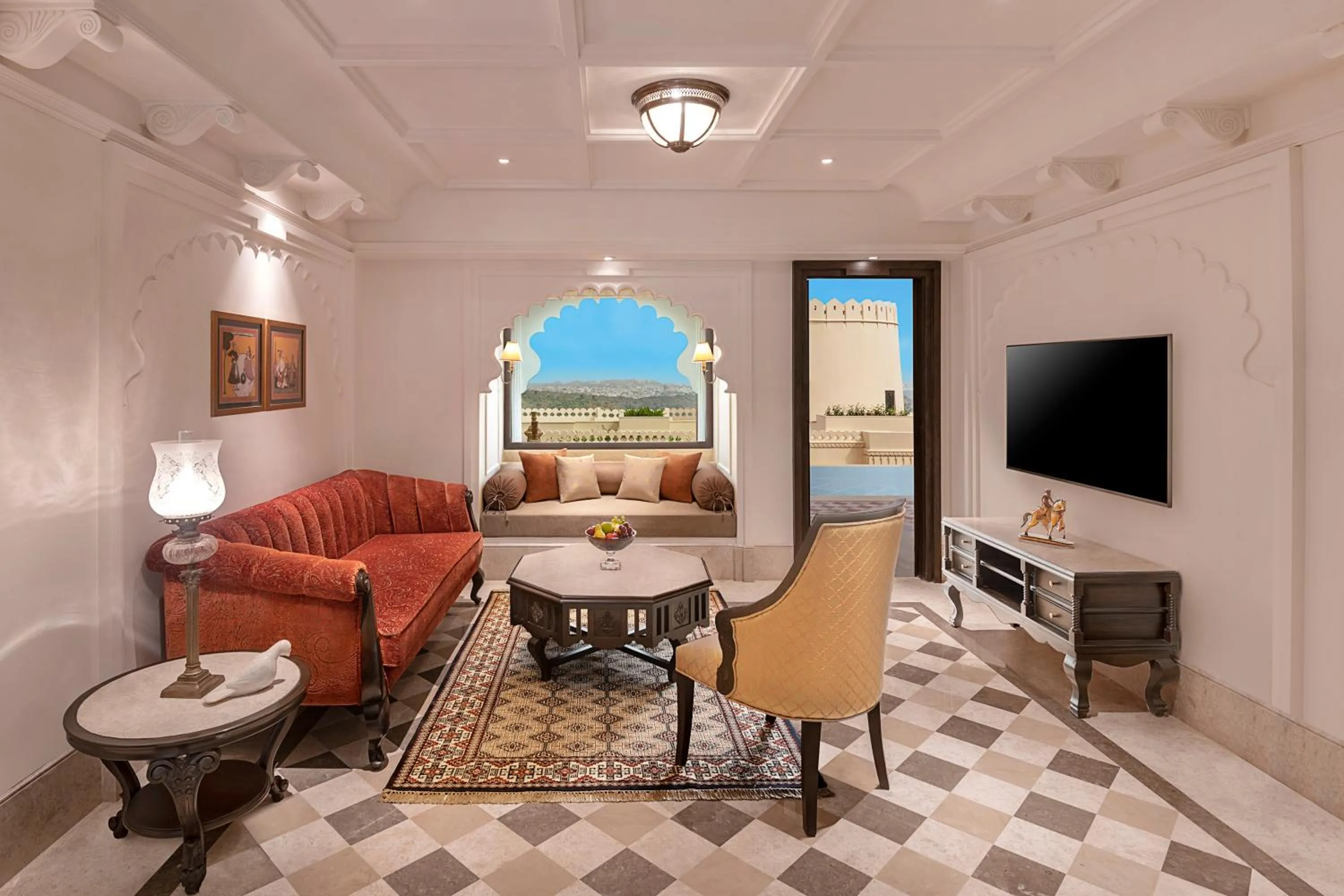 Living room in Aurika, Udaipur - Luxury by Lemon Tree Hotels