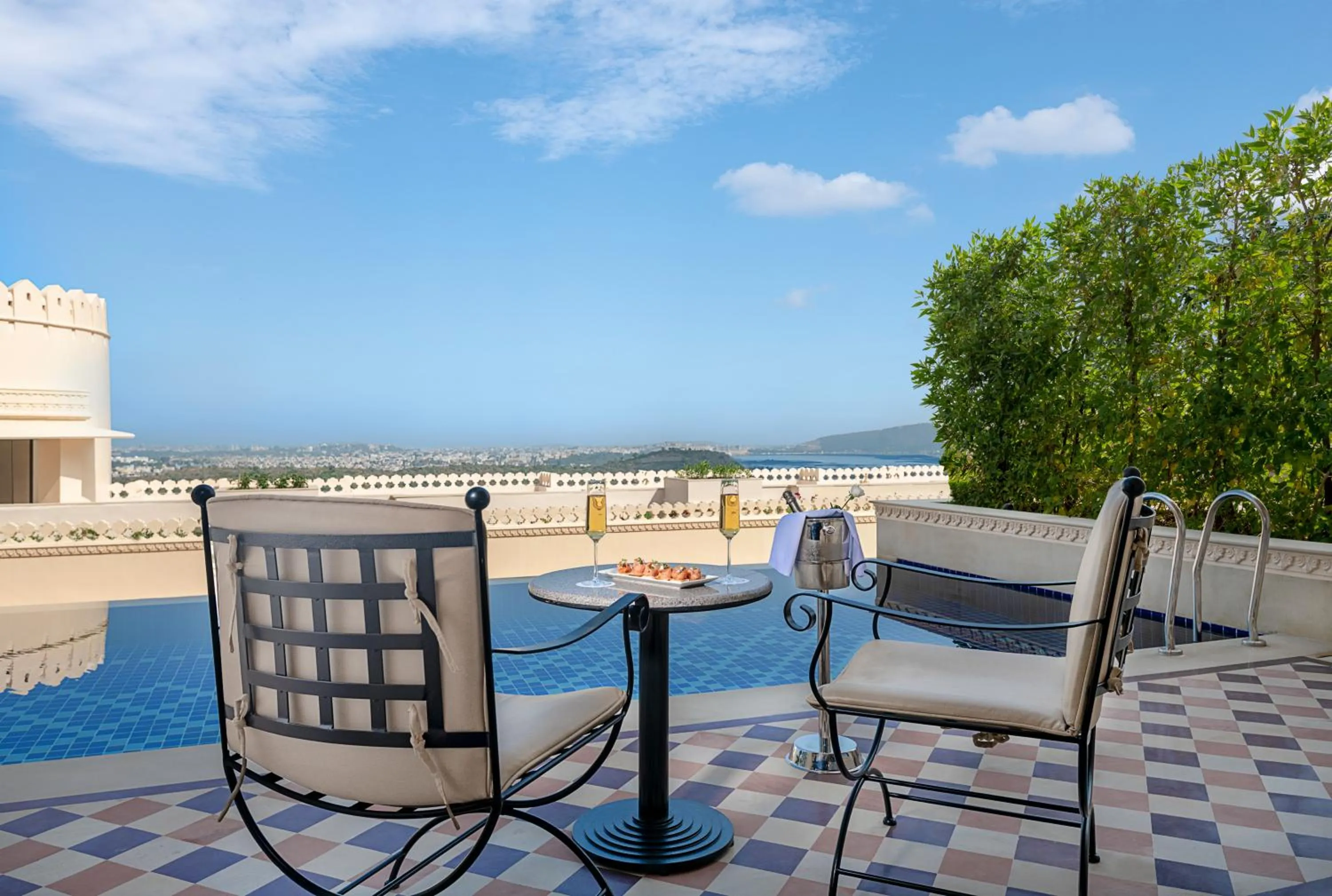 Swimming pool in Aurika, Udaipur - Luxury by Lemon Tree Hotels