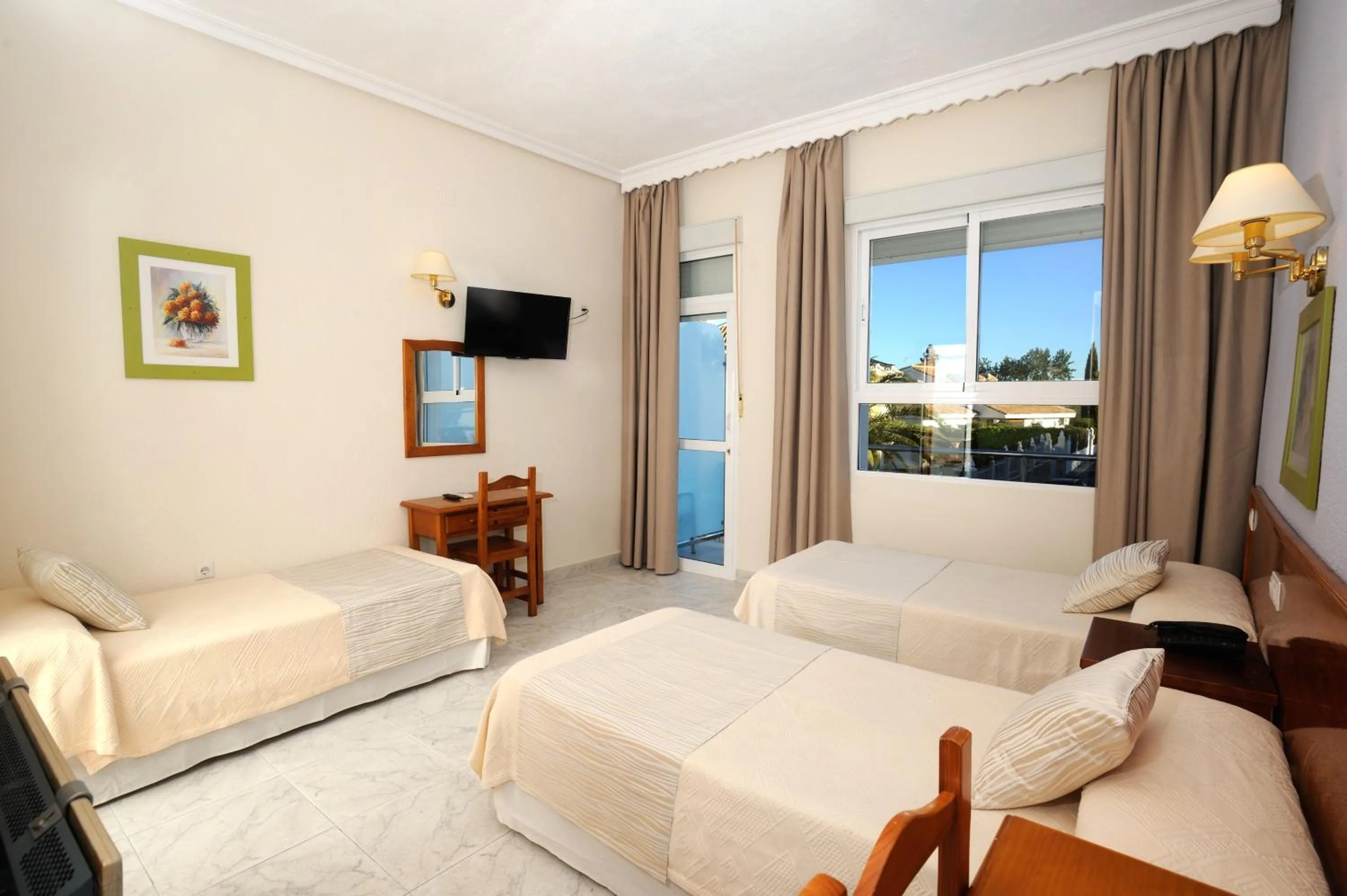 Bed in Hotel Complejo Los Rosales