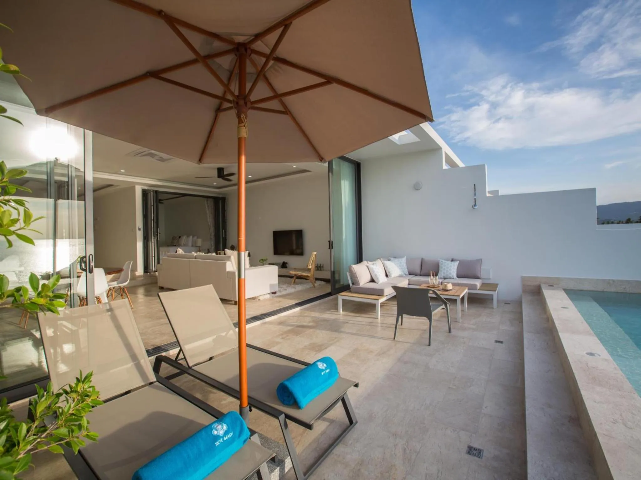 Balcony/Terrace in Skye Beach Koh Samui