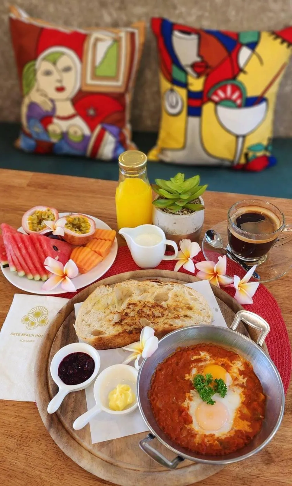 Breakfast in Skye Beach Koh Samui