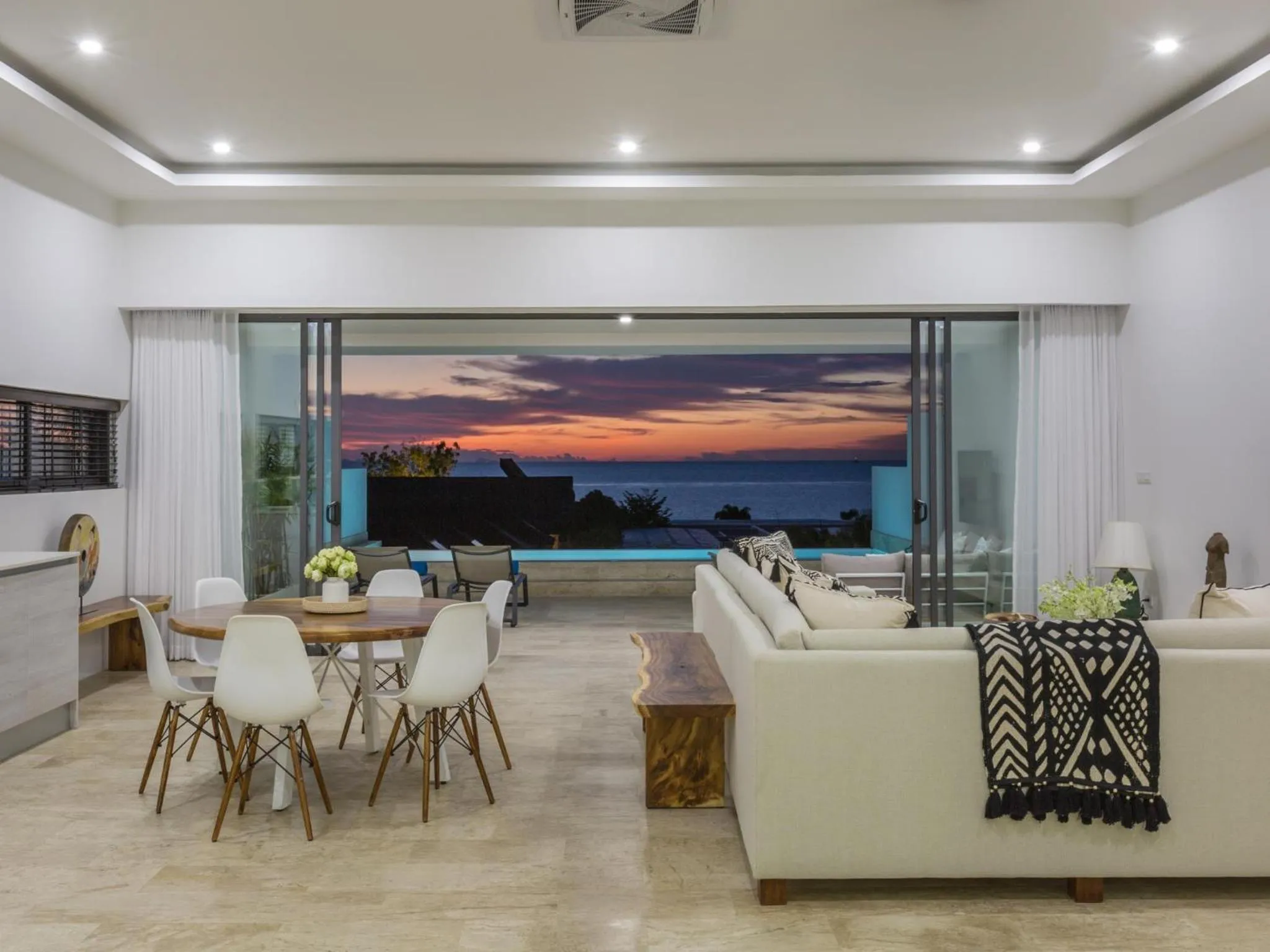 Living room in Skye Beach Koh Samui