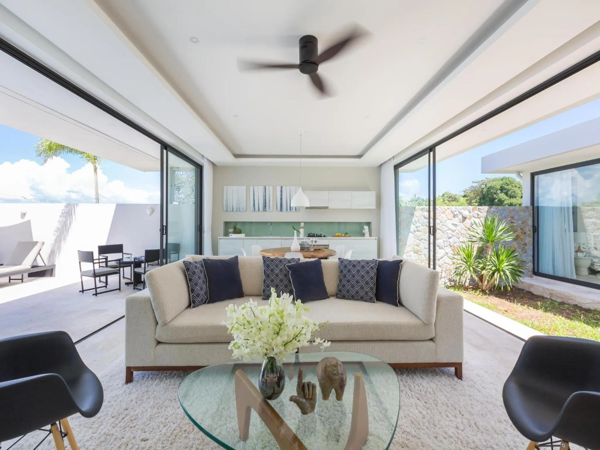 Living room in Skye Beach Koh Samui