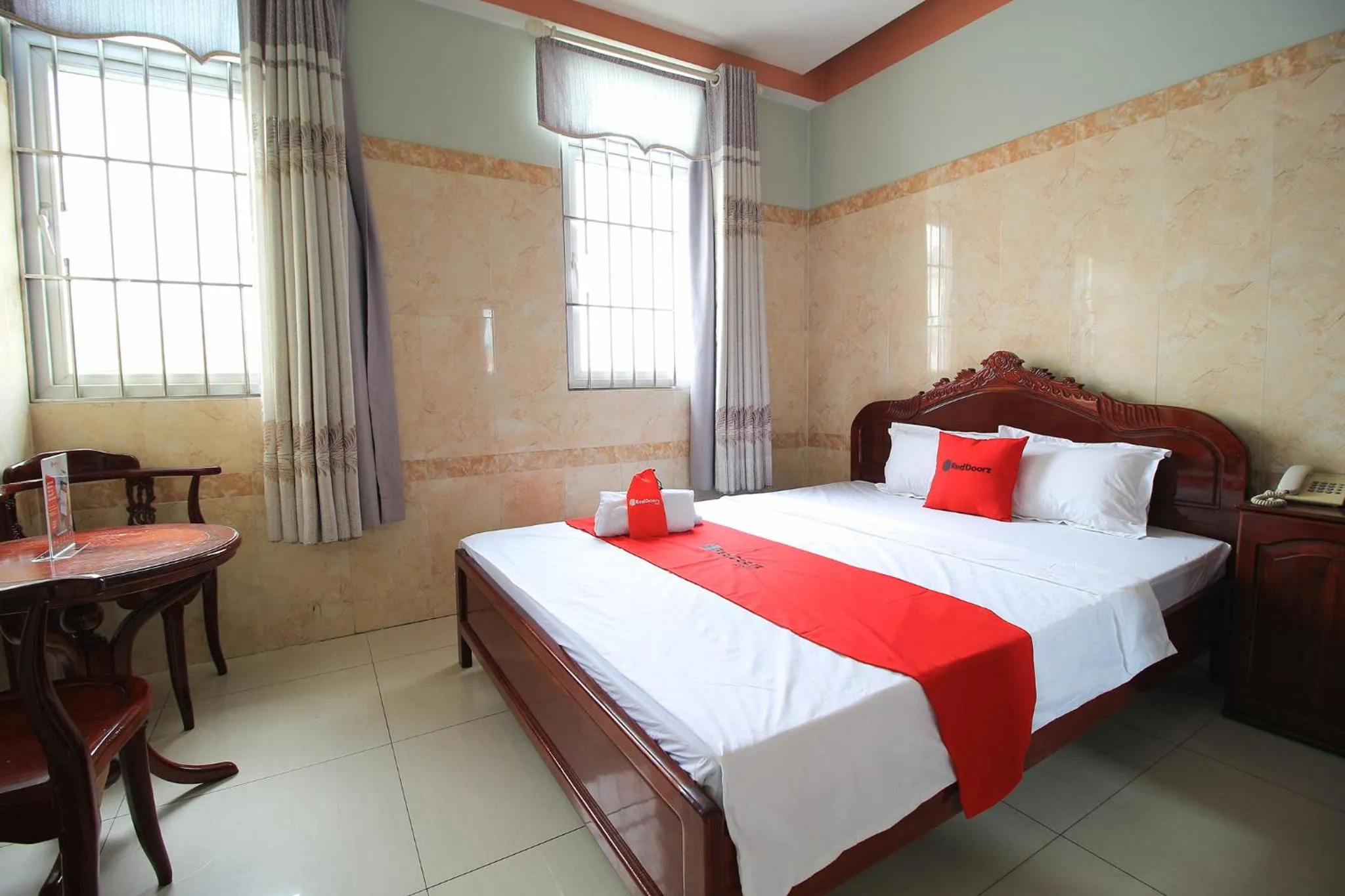 Bed in Chin Sao Hotel Nguyen Thi Thap