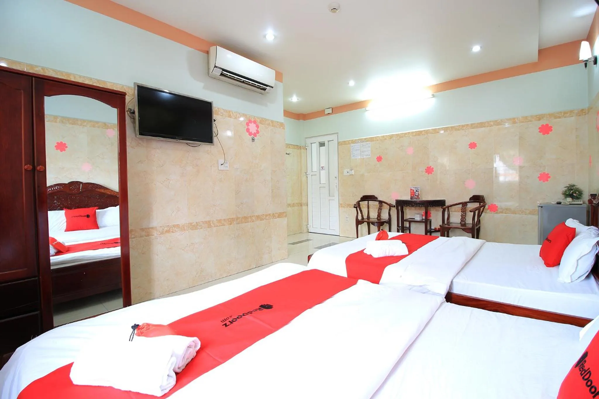 Bed in Chin Sao Hotel Nguyen Thi Thap