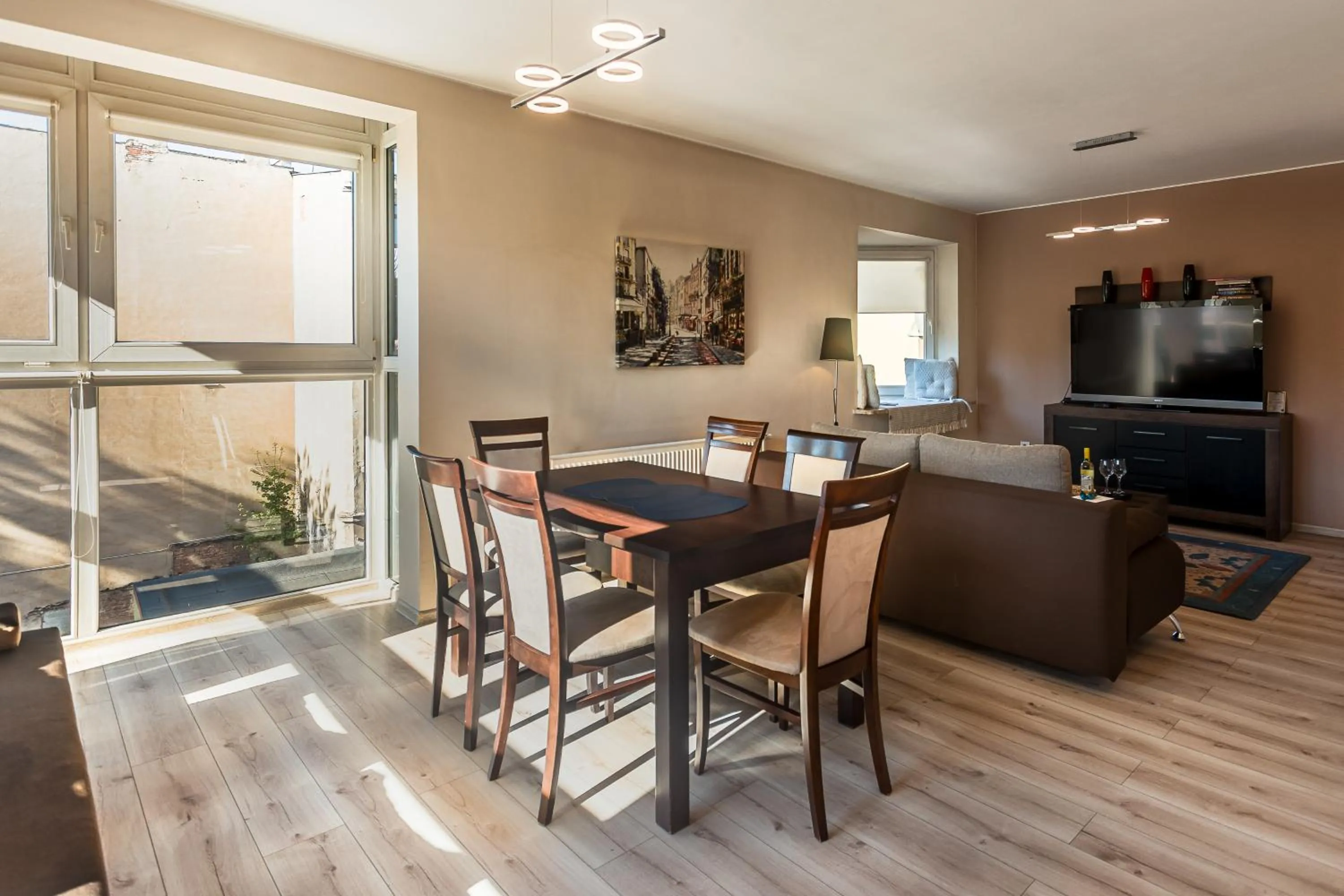 Living room in Piotrkowska 89 Residence