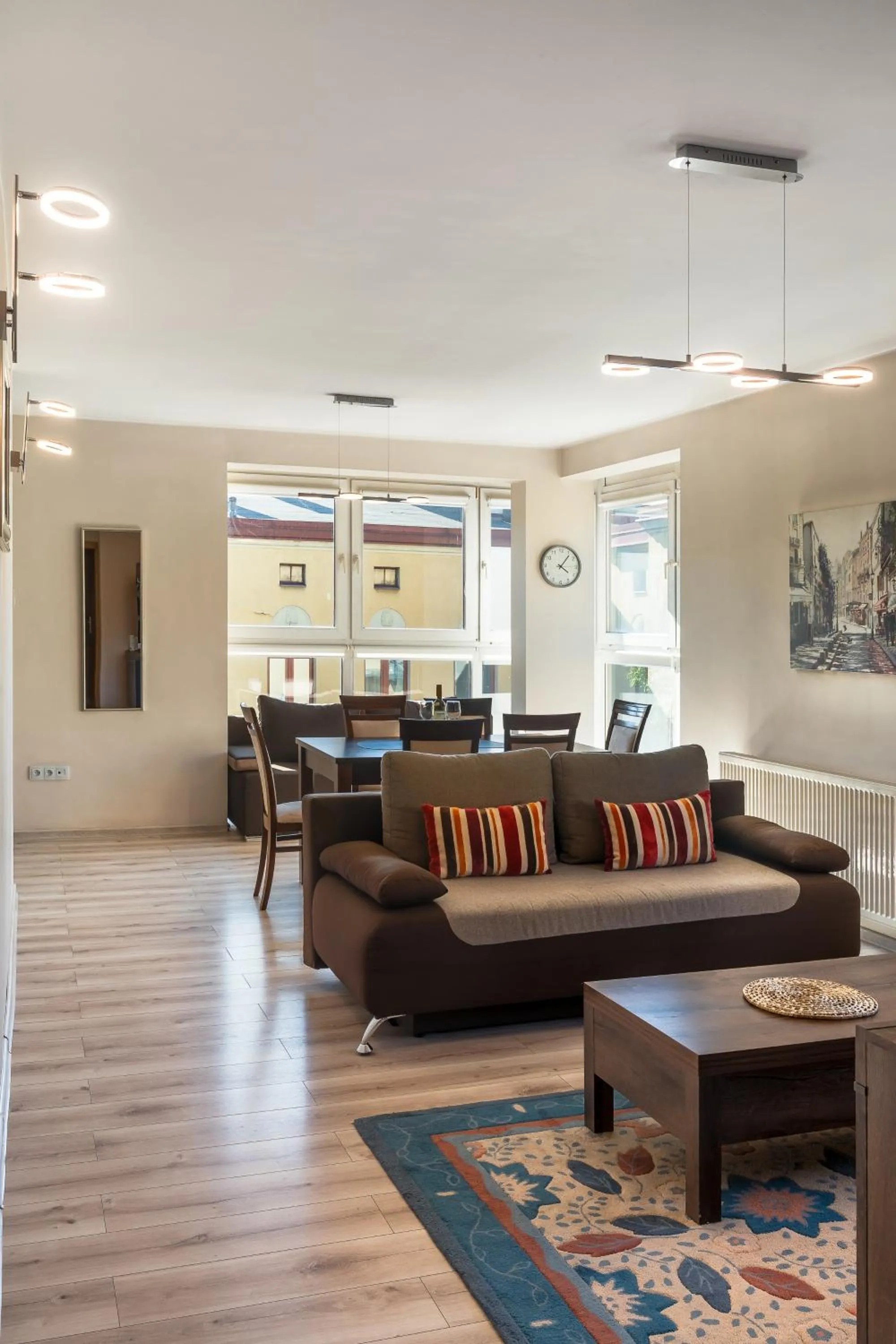 Seating area in Piotrkowska 89 Residence