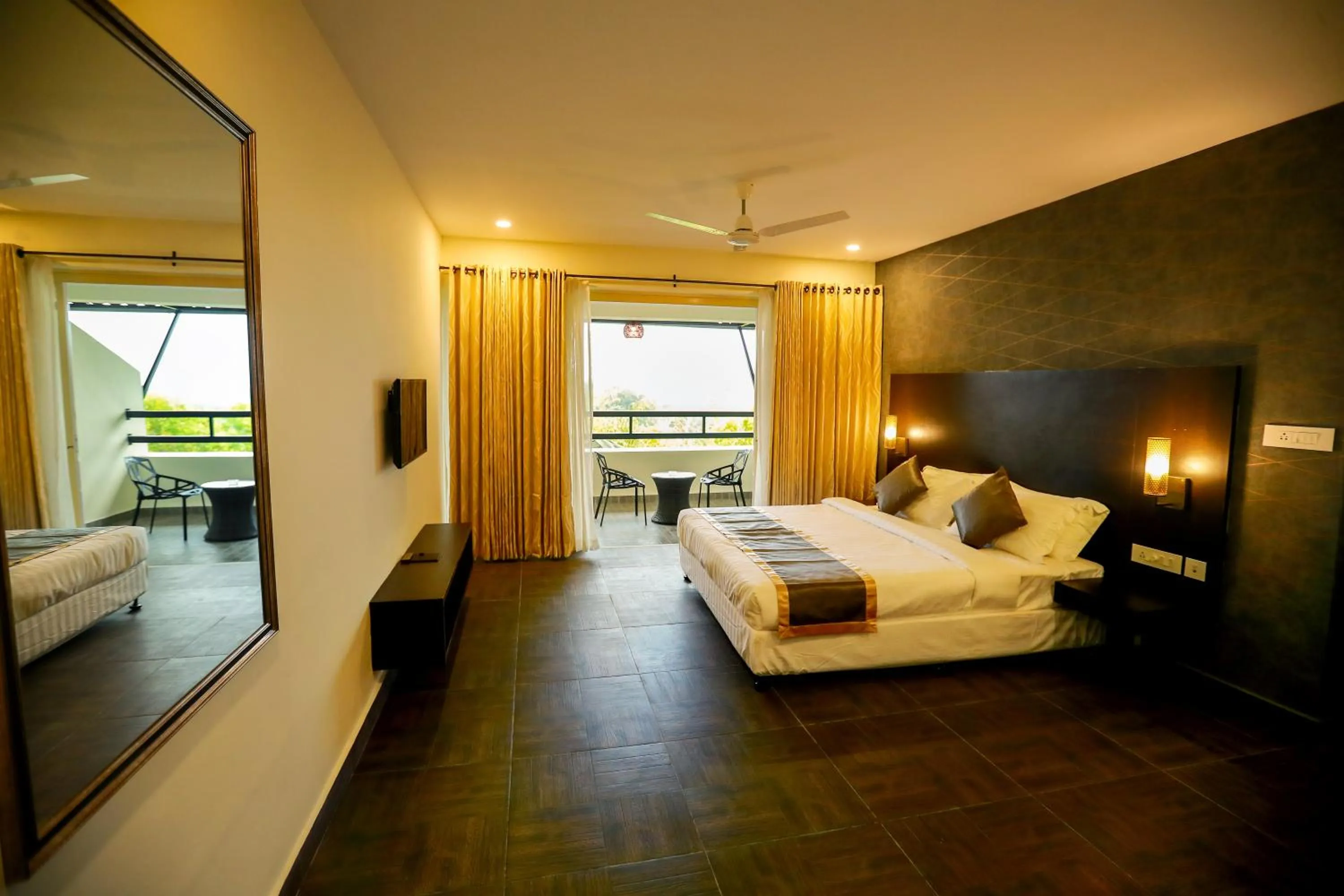 Balcony/Terrace, Bed in Avoki Resorts