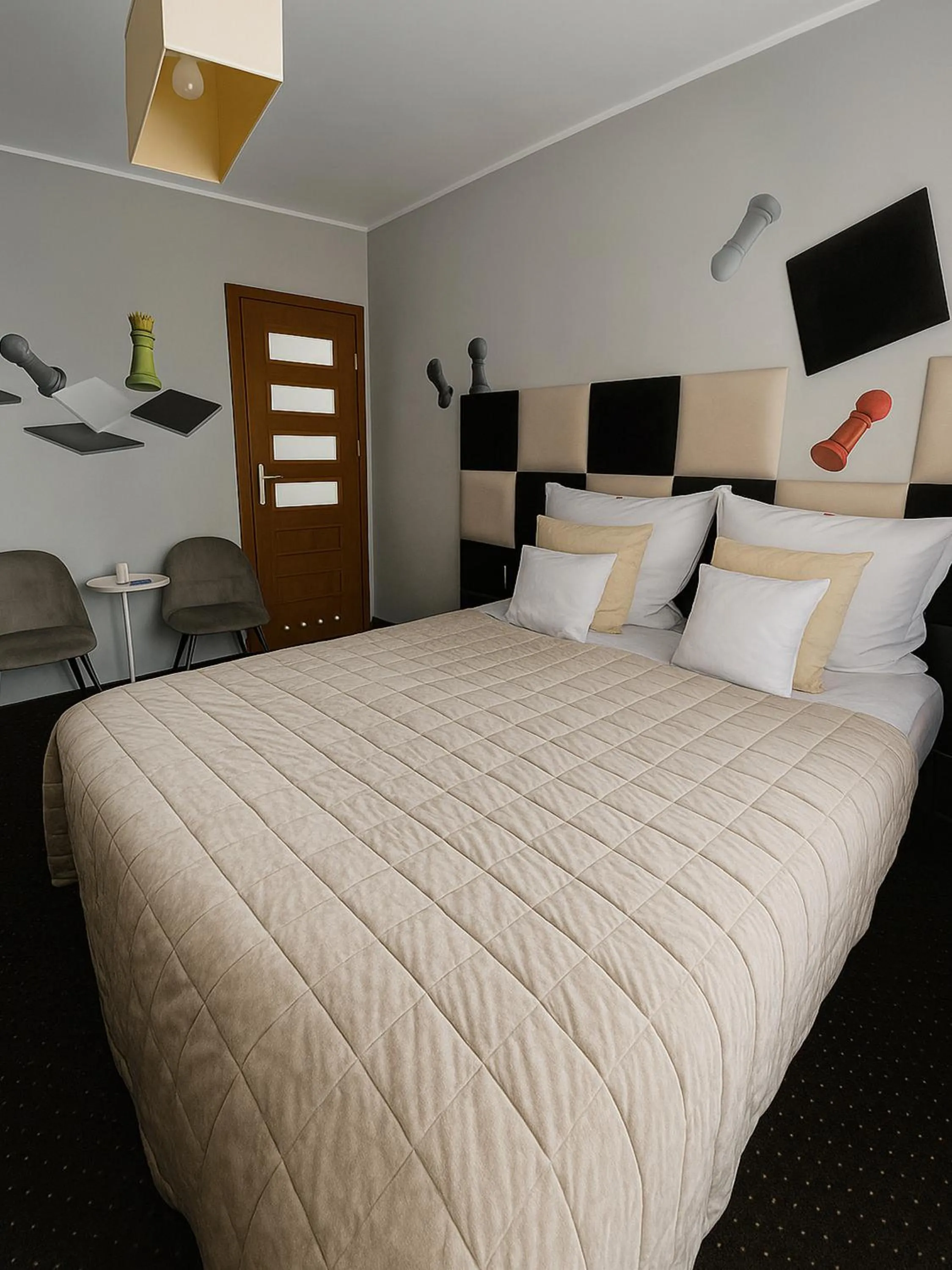 Bed in Hotel Ratuszowy