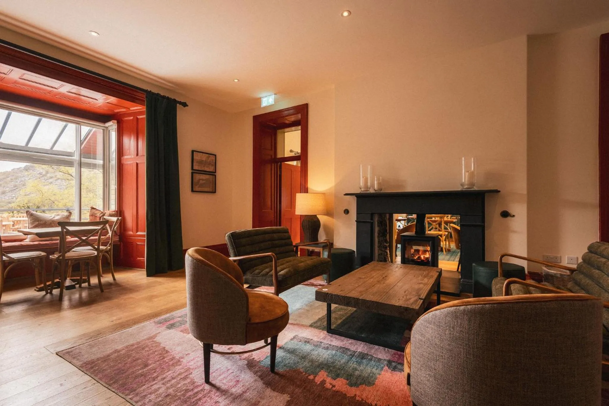 Lounge or bar in Plas Weunydd