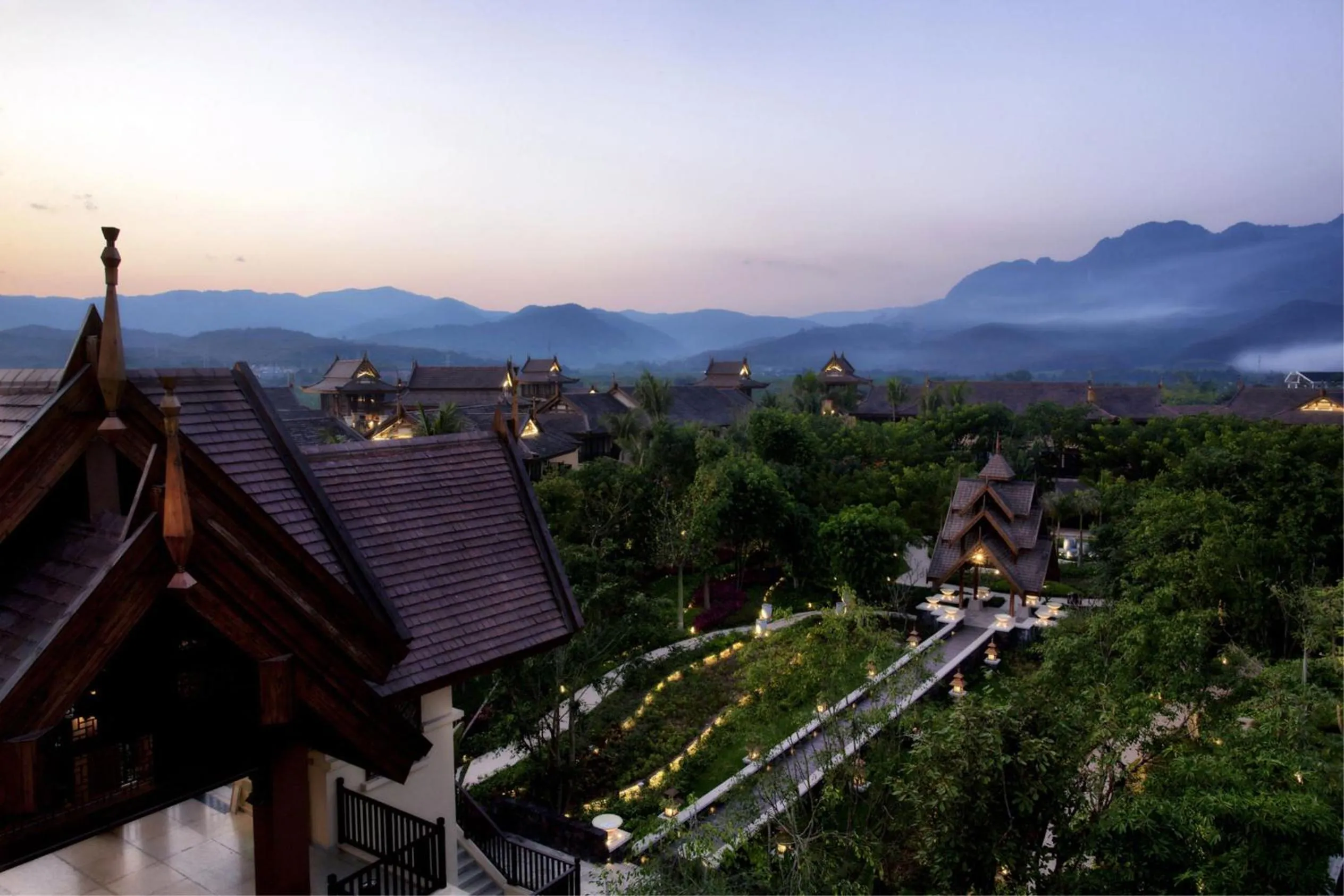 Facade/entrance in Anantara Xishuangbanna Resort