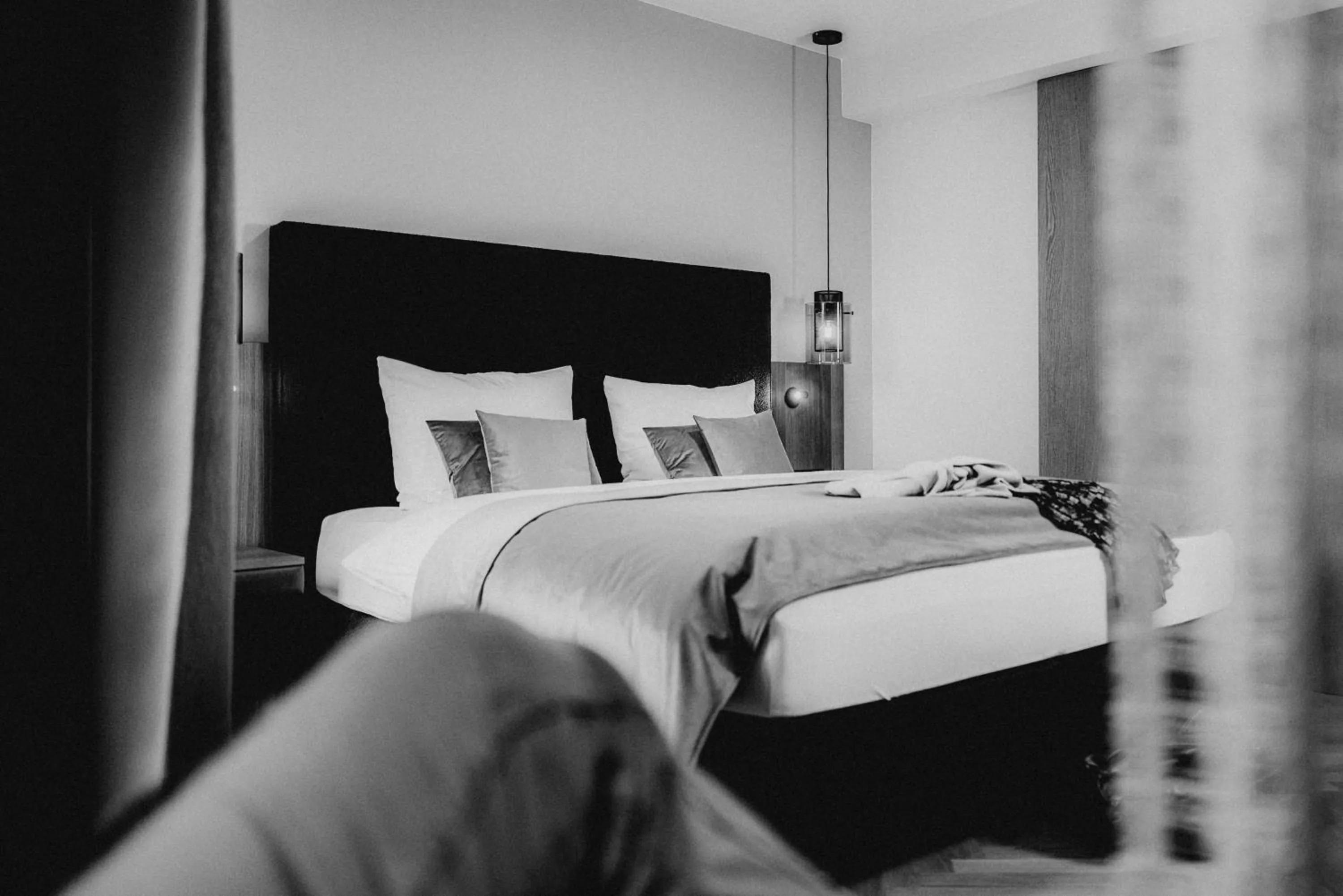 Photo of the whole room, Bed in zumOXN