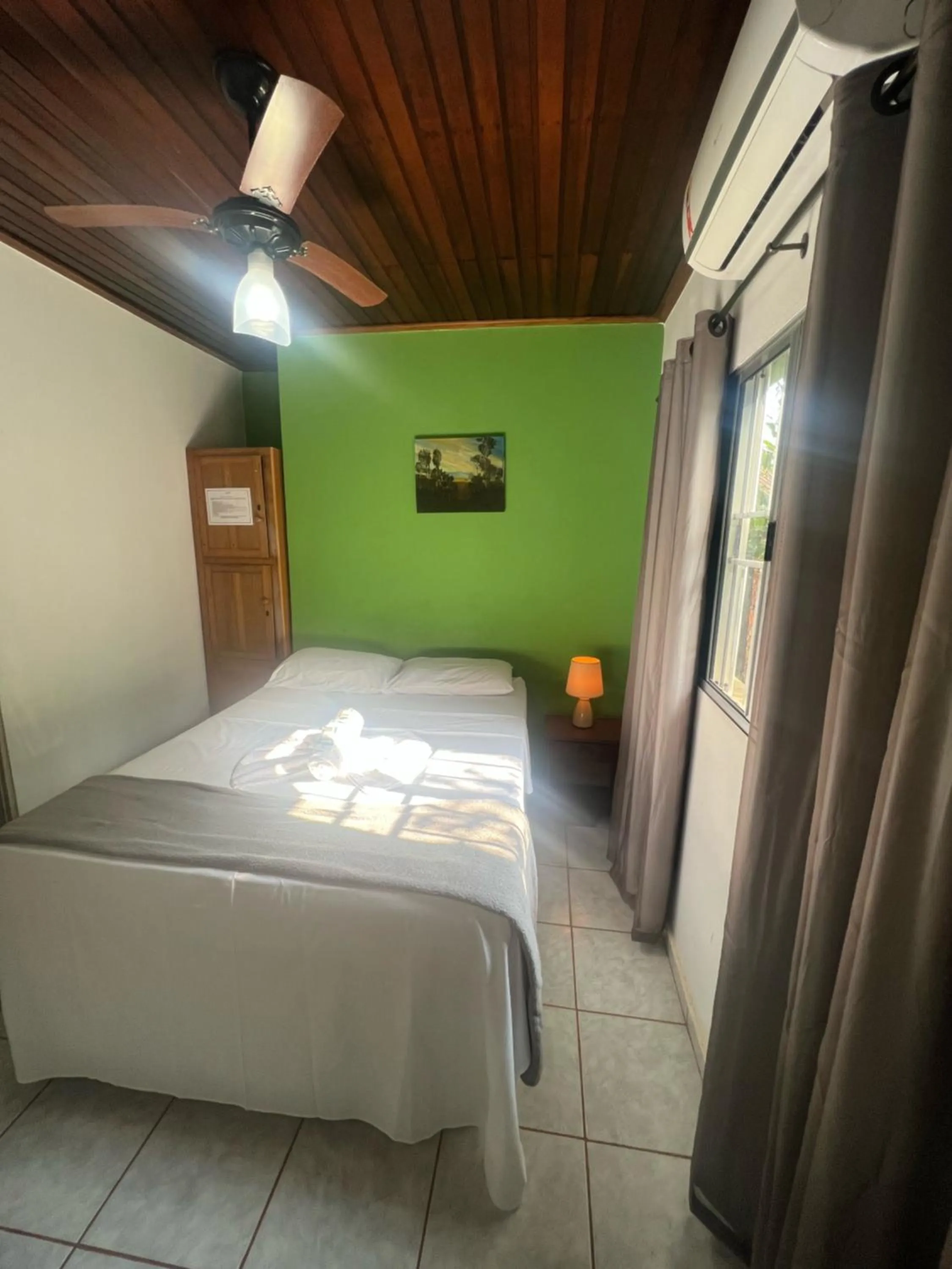 Bed in Pousada Meribá