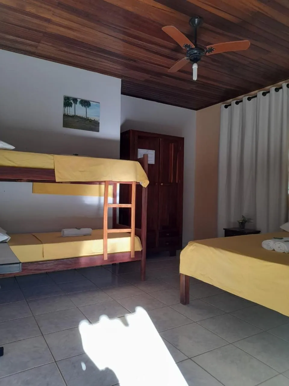 Bed in Pousada Meribá